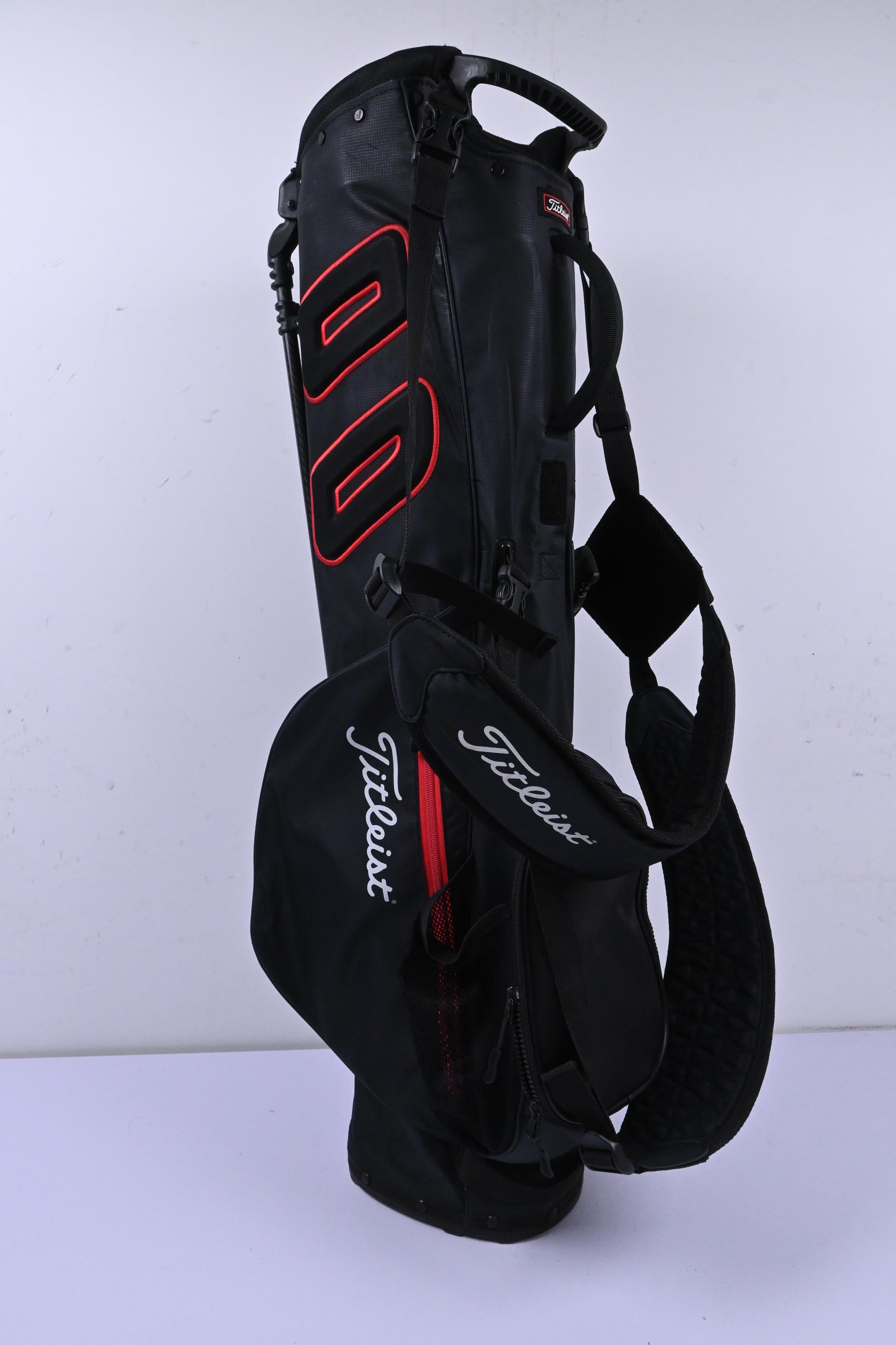 Titleist Stand Bag / 4-Way Divider / Black & Red