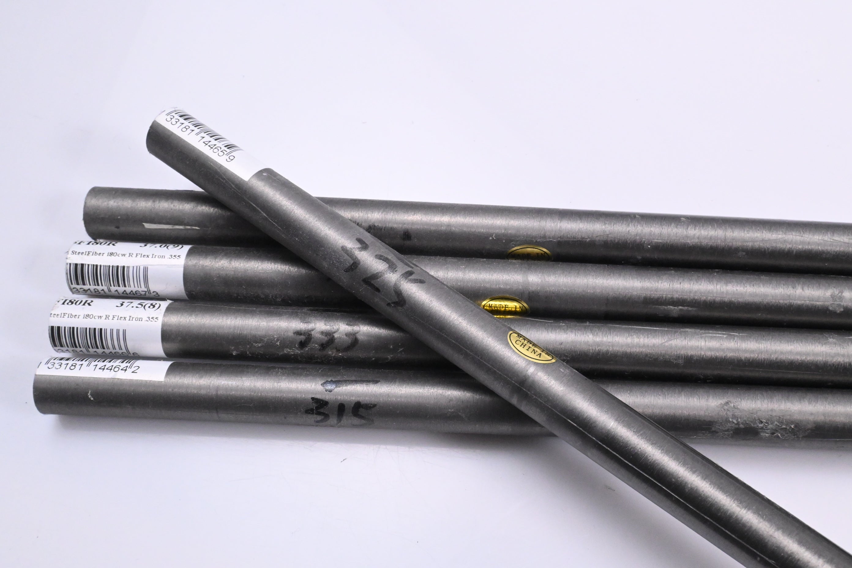 Aerotech Steelfiber i80 Shafts / Regular Flex / Set of 5 / .370" Tip