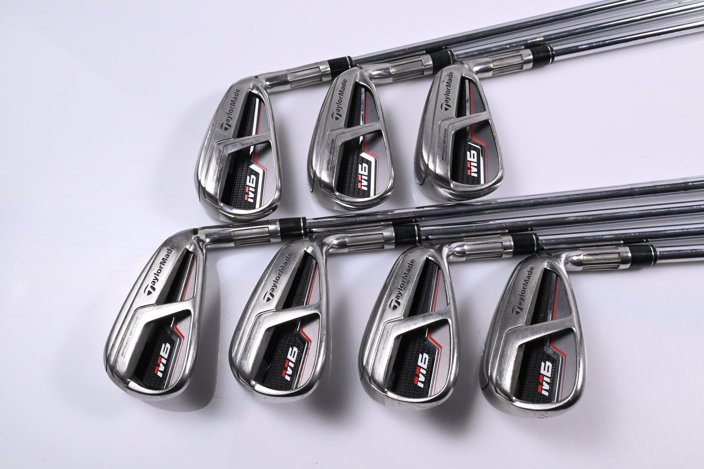 Taylormade M6 Irons / 4-PW / Stiff Flex KBS Max 85 Shafts