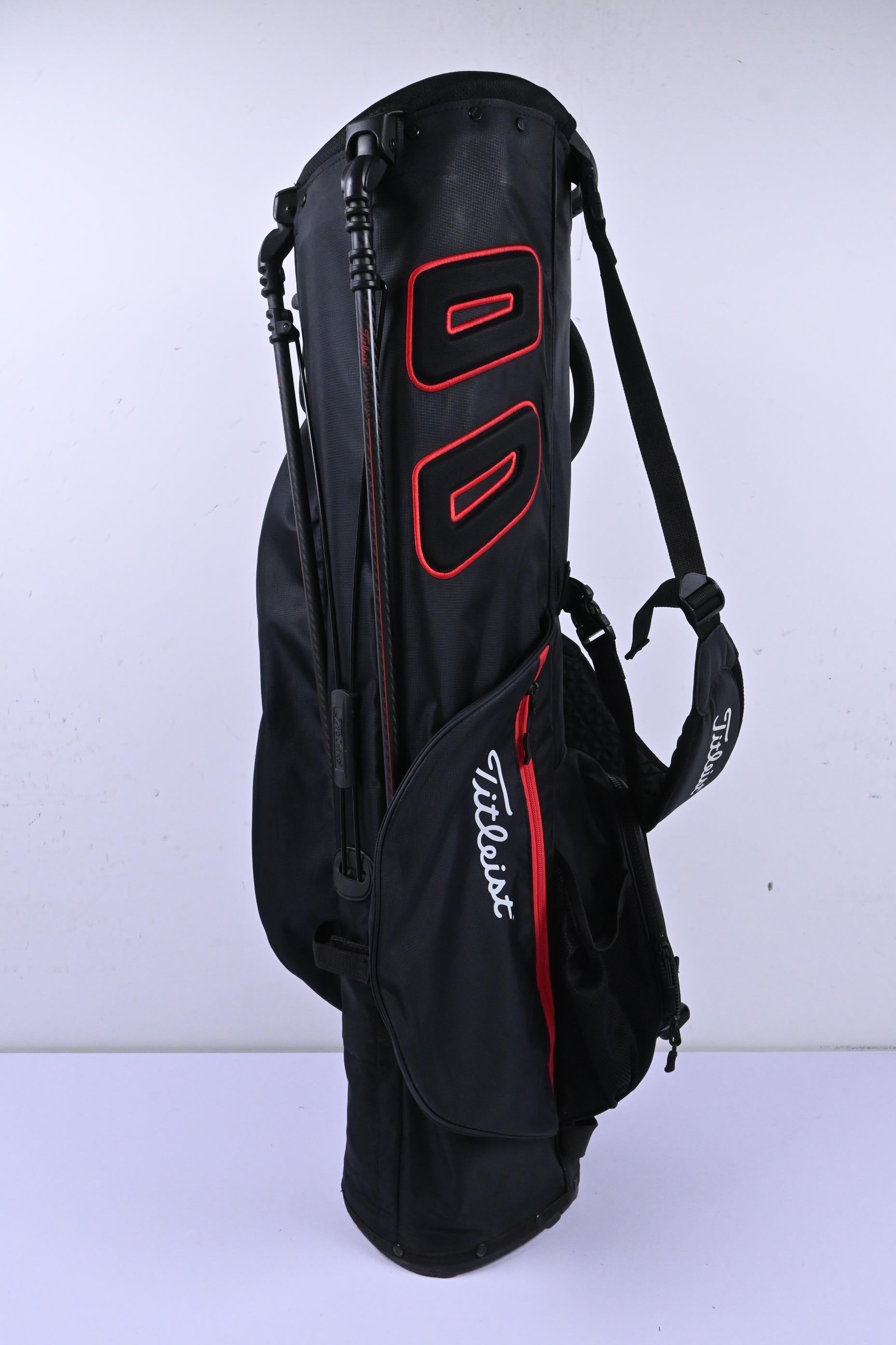 Titleist Stand Bag / 4-Way Divider / Black & Red