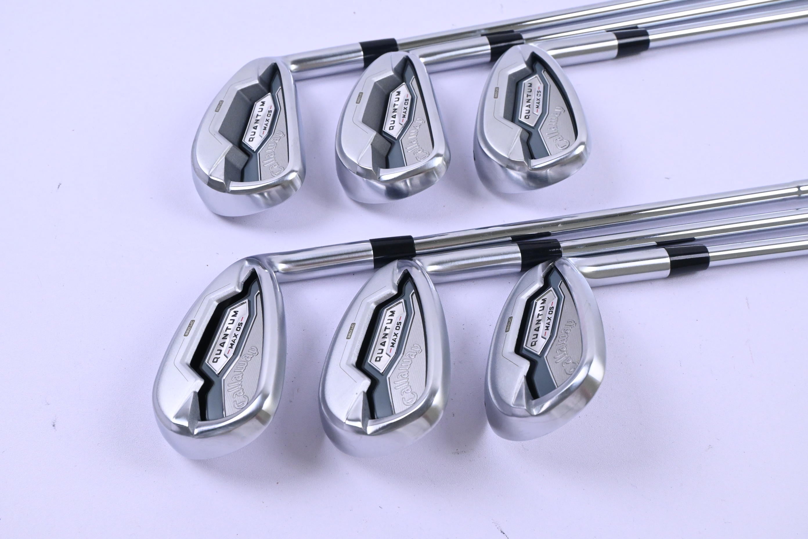 Callaway Quantum Max OS Irons / 6-PW+SW / Regular Flex Elevate 85 Shafts