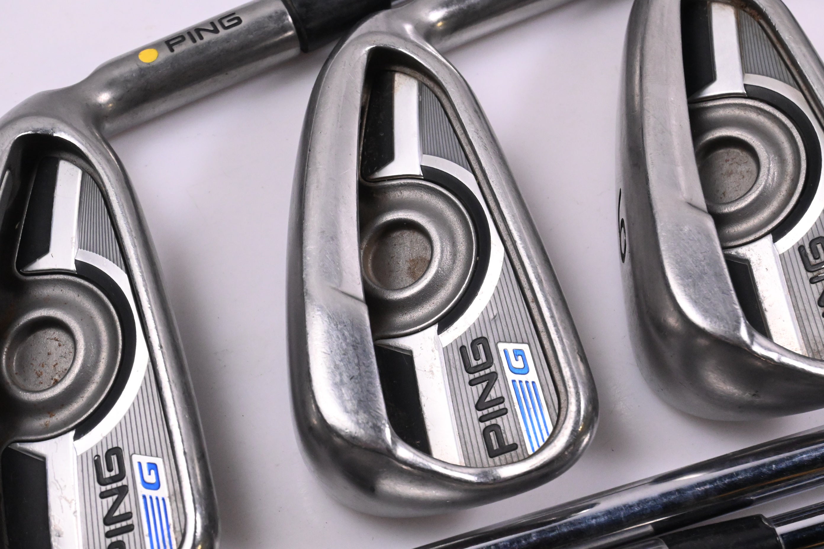 Ping G Series Irons / 4-PW+GW+SW / Yellow Dot / Stiff Flex NS Pro Modus 3 105