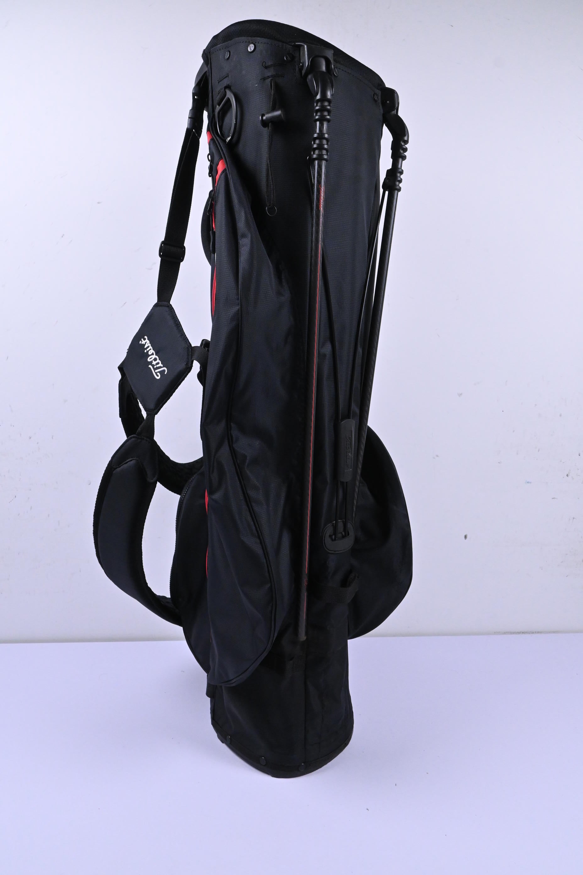 Titleist Stand Bag / 4-Way Divider / Black & Red