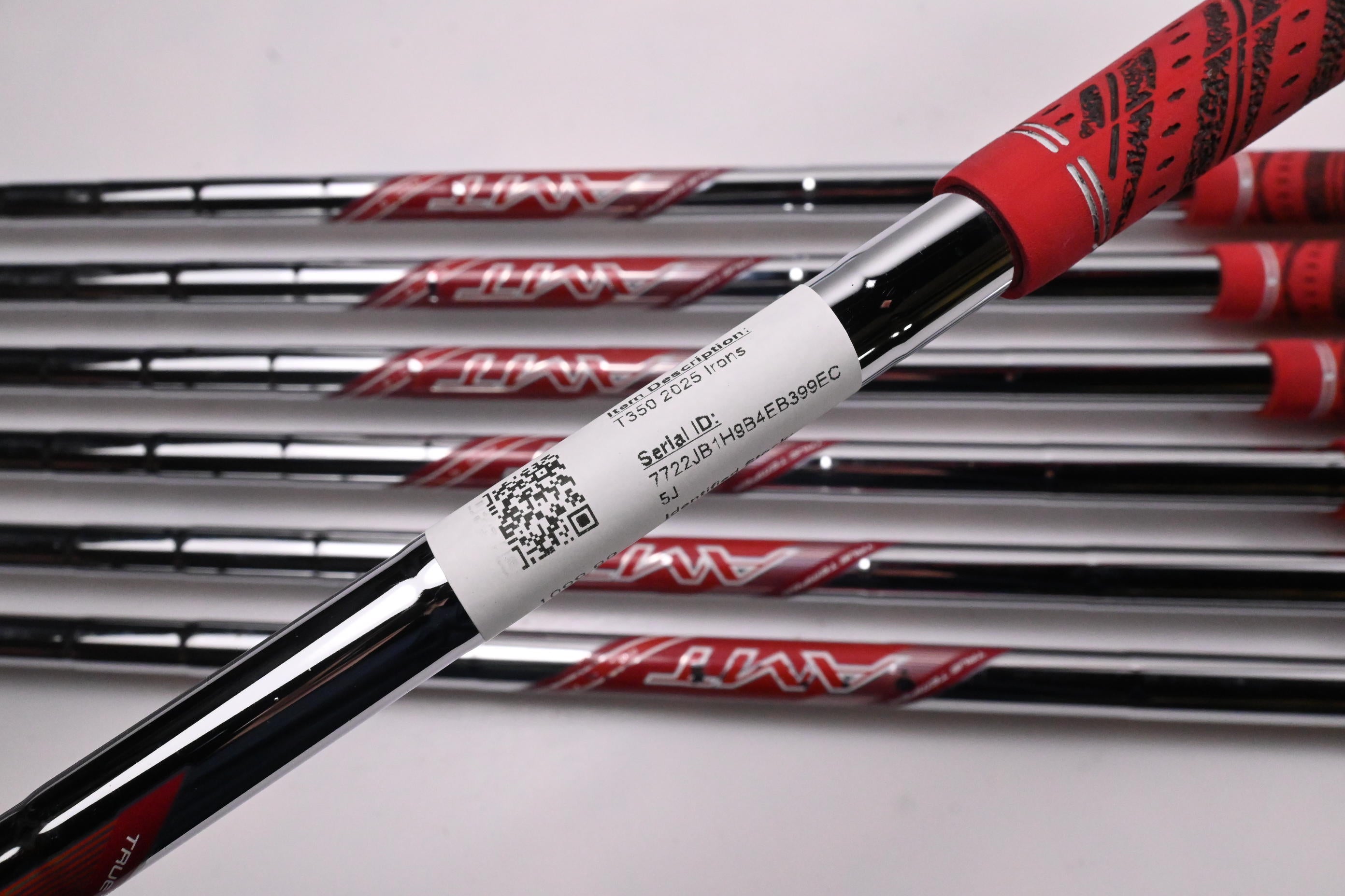 Titleist T350 2025 Irons / 5-PW+48° / Stiff Flex AMT Red Shafts