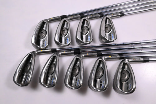 Ping G Series Irons / 4-PW+GW+SW / Yellow Dot / Stiff Flex NS Pro Modus 3 105