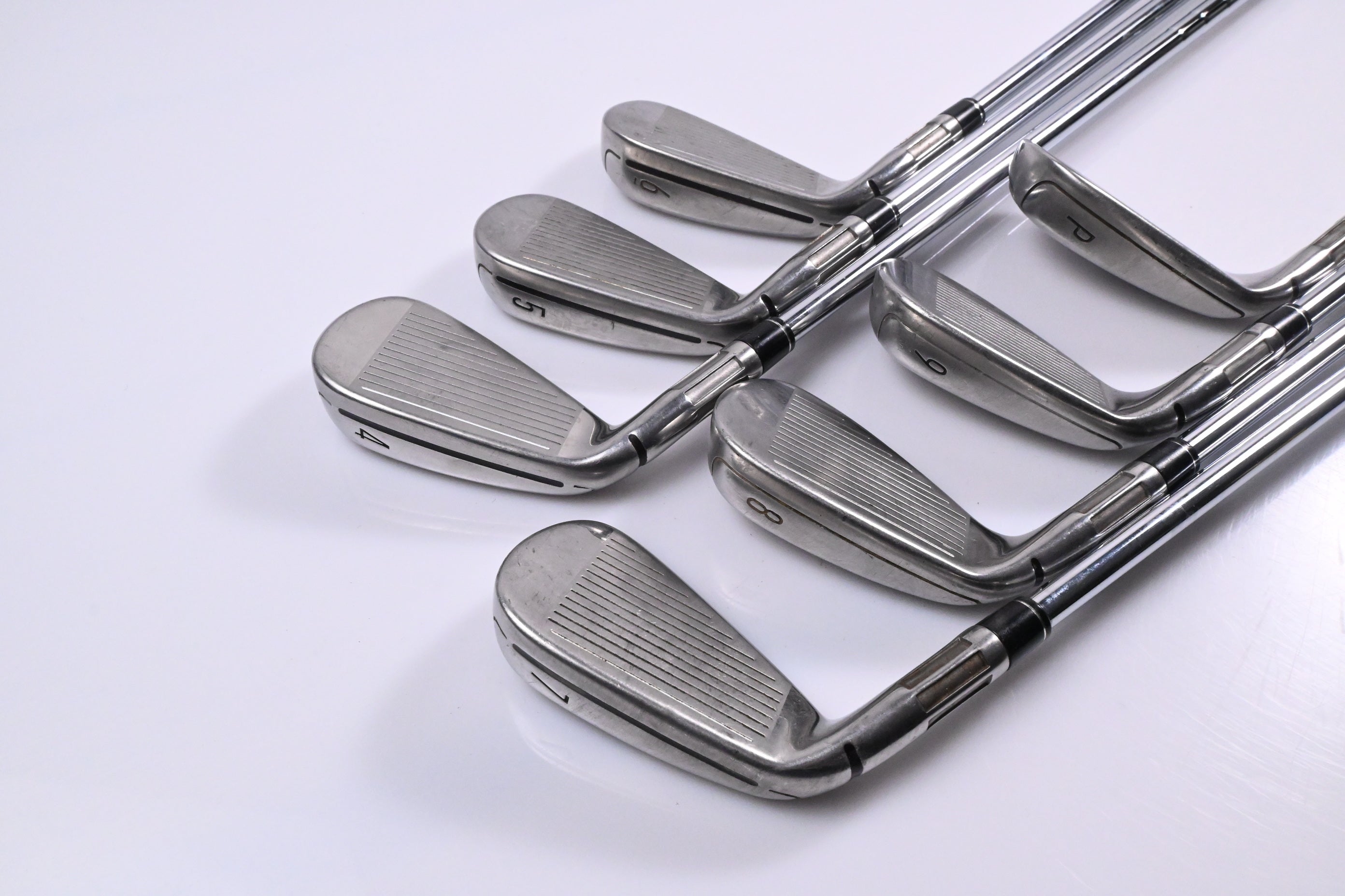 Taylormade M6 Irons / 4-PW / Stiff Flex KBS Max 85 Shafts