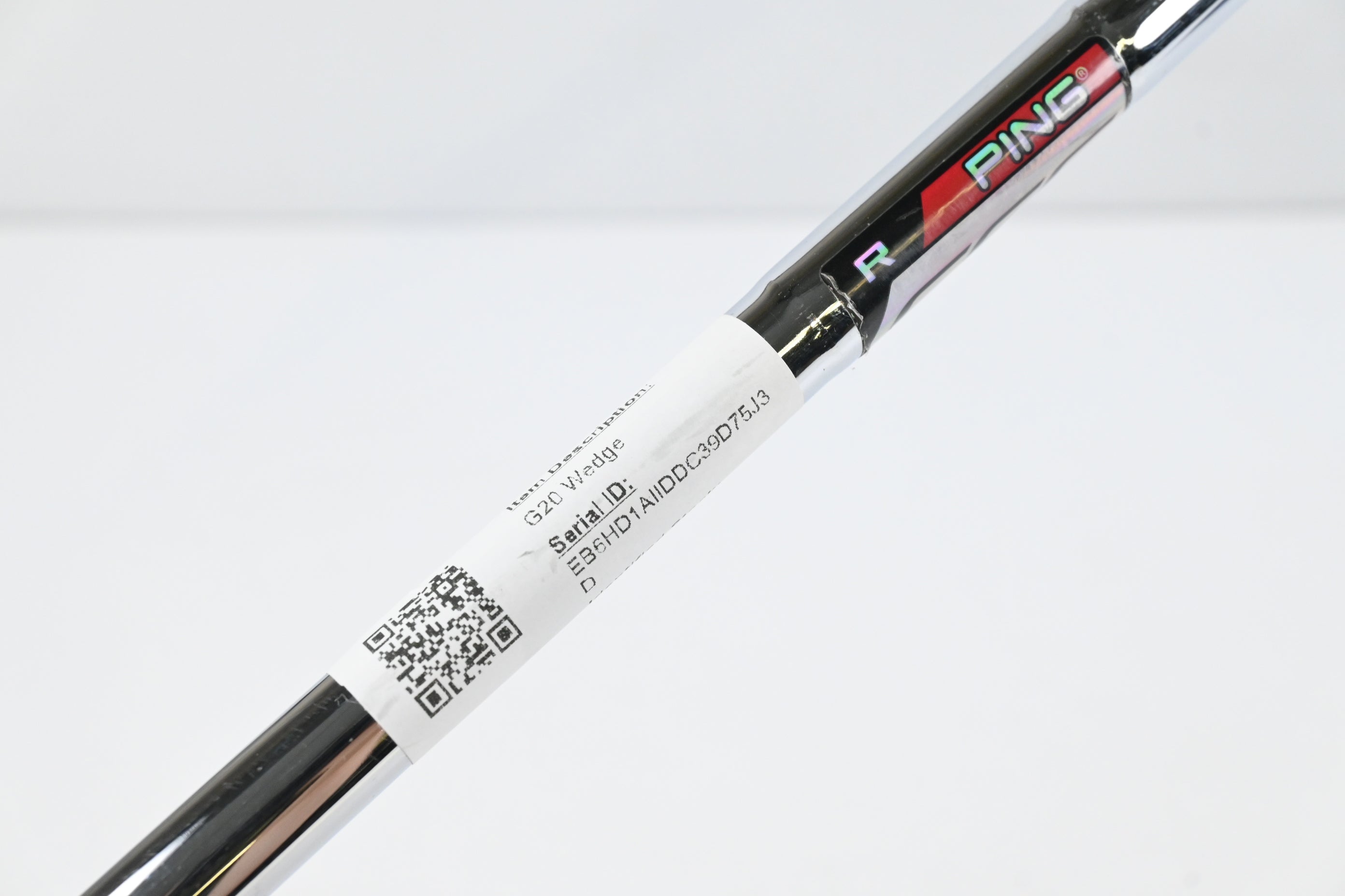 Ping G20 Lob Wedge / 58 Degree / White Dot / Regular Flex Ping CFS Shaft