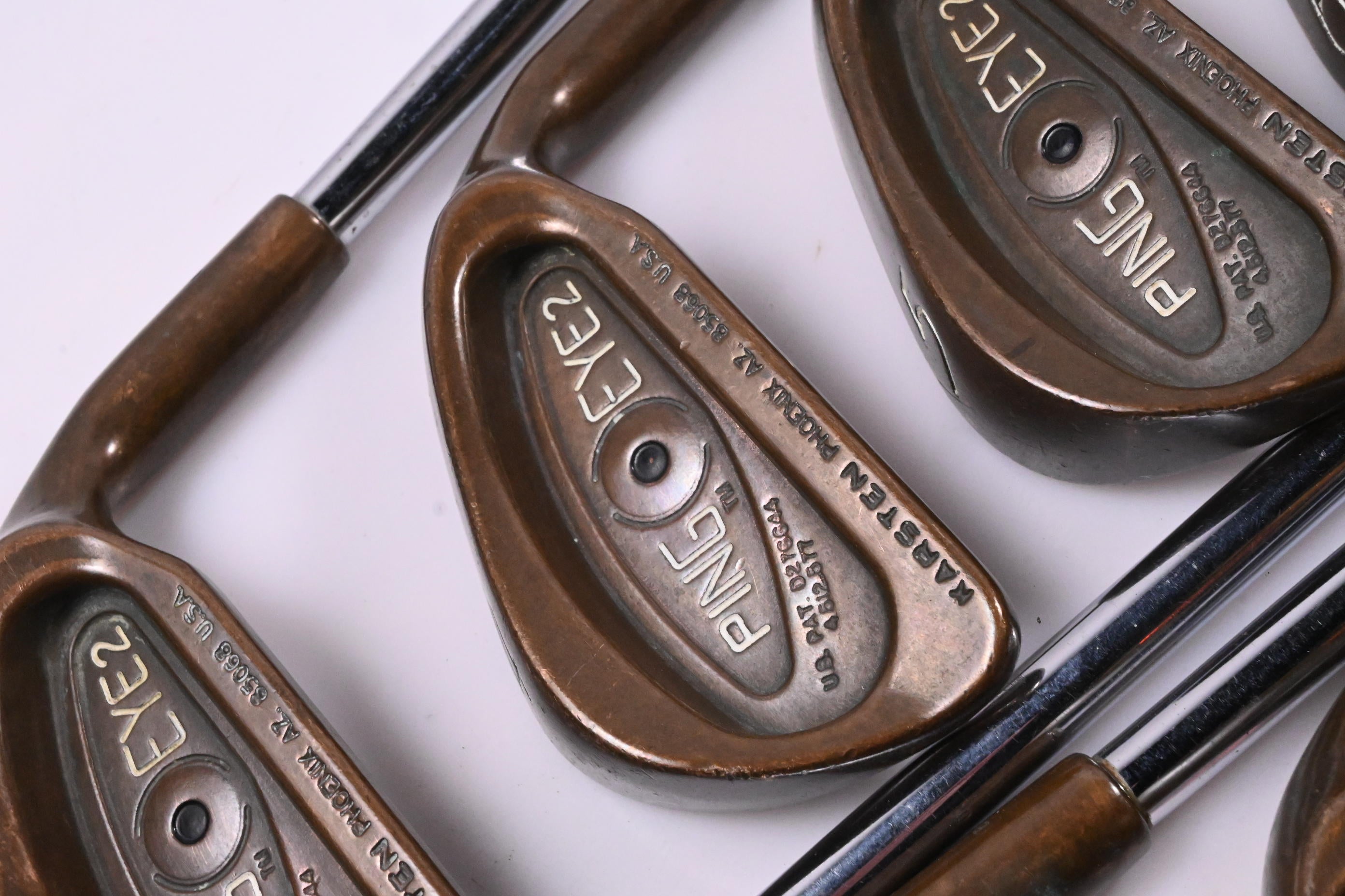 Ping Karsten Eye 2 BeCu Irons / 3-PW+SW / Black Dot / Stiff Flex Ping ZZ-Lite
