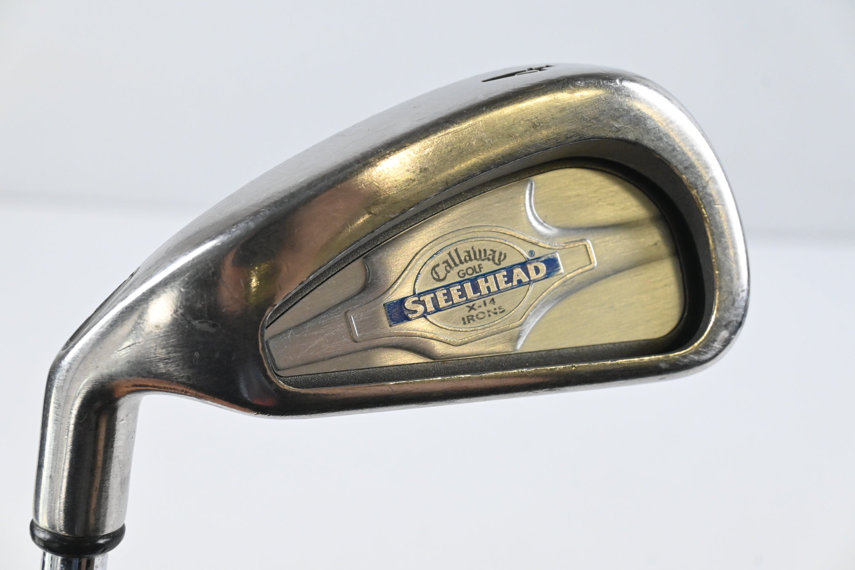 Left Hand Callaway X-14 #4 Iron / 23.5 Degree / Uniflex Steelhead Shaft