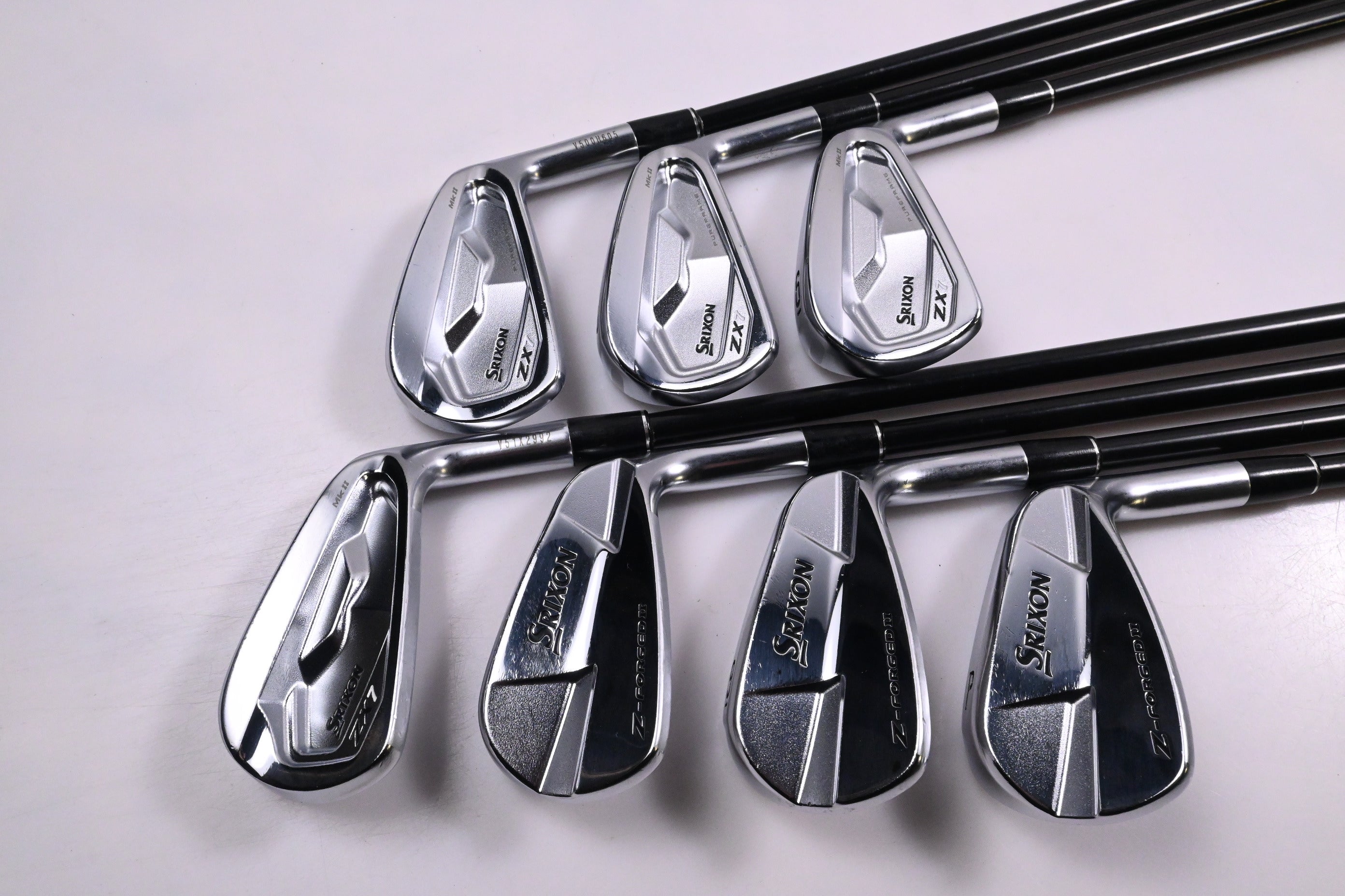 Srixon ZX7 MK II/Z-Forged II Irons / 4-PW / Stiff Flex Project X LZ Shafts