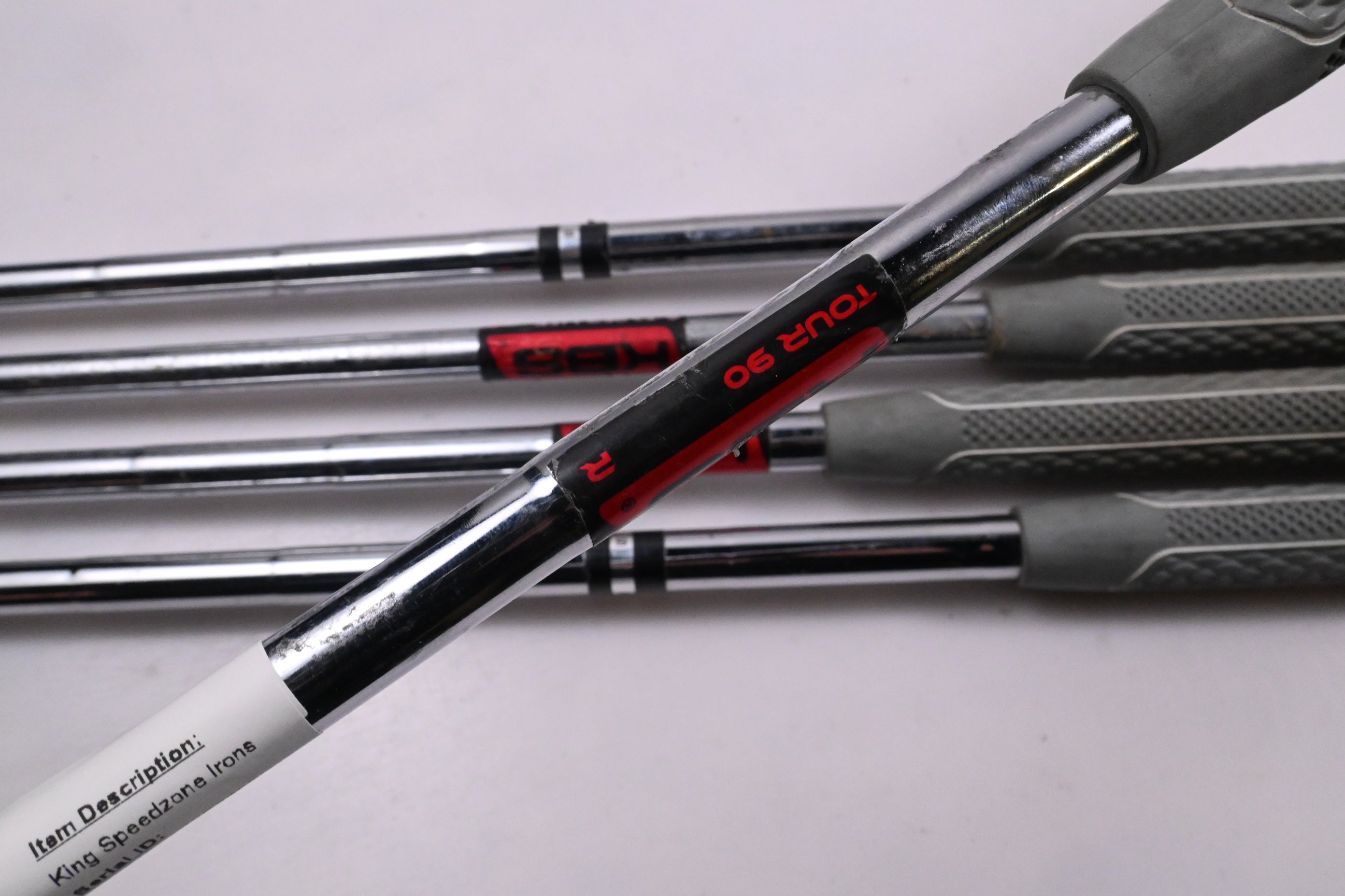 Cobra King Speedzone Irons / 6-PW / Regular Flex KBS Tour 90 Shafts