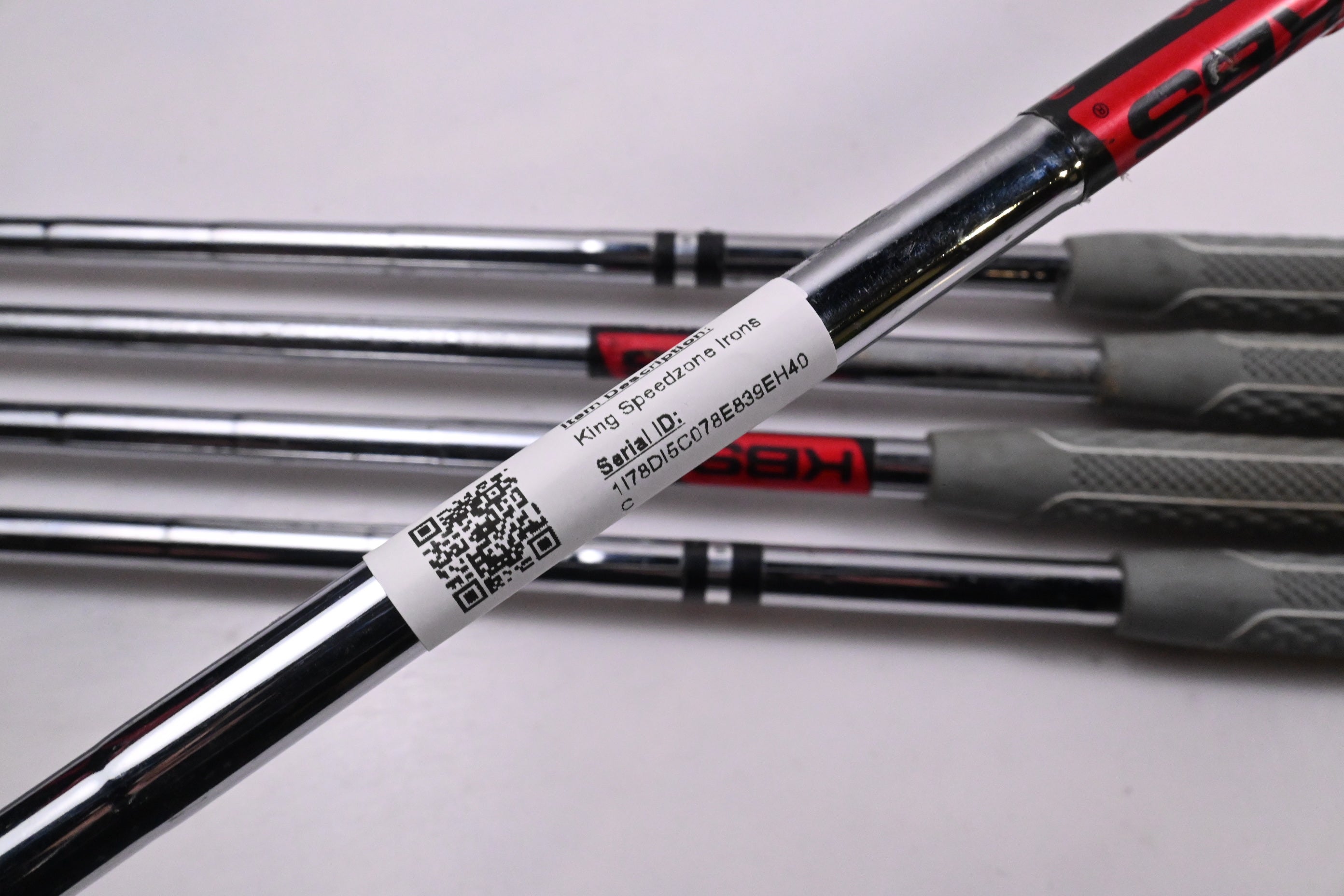 Cobra King Speedzone Irons / 6-PW / Regular Flex KBS Tour 90 Shafts