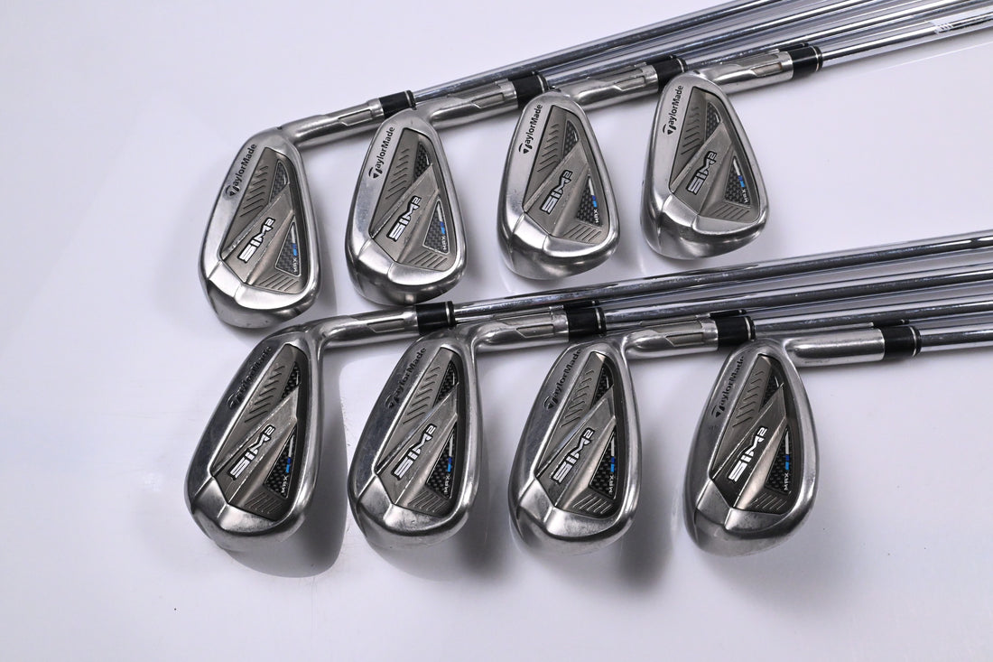Taylormade SIM2 Max Irons / 4-PW+SW / Regular Flex KBS Max MT 85 Shafts