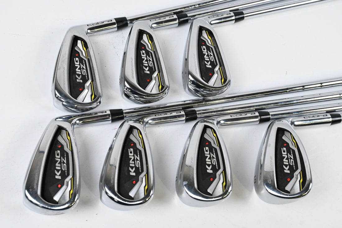 Cobra King Speedzone Irons / 5-PW+GW / Regular Flex KBS Tour 90 Shafts