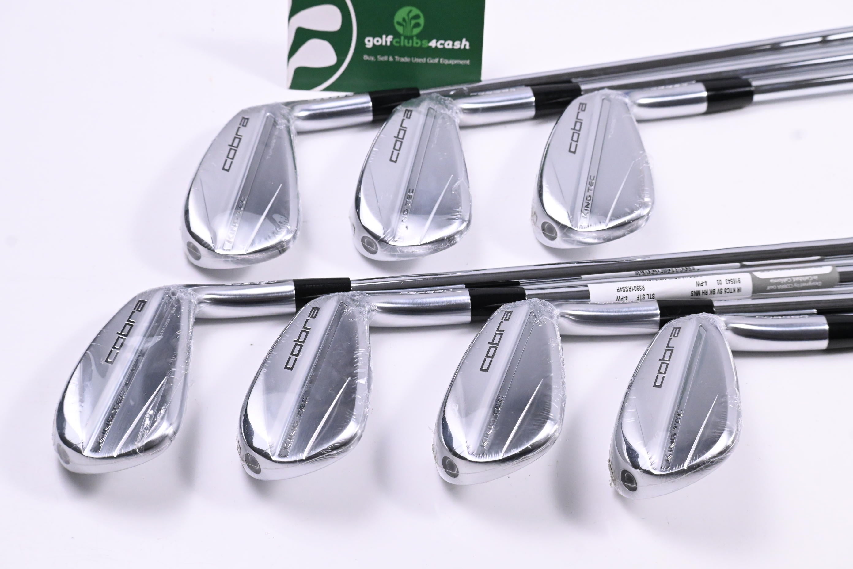 Cobra King Tec 2025 Irons / 4-PW / Stiff Flex KBS $-Taper Lite Shafts