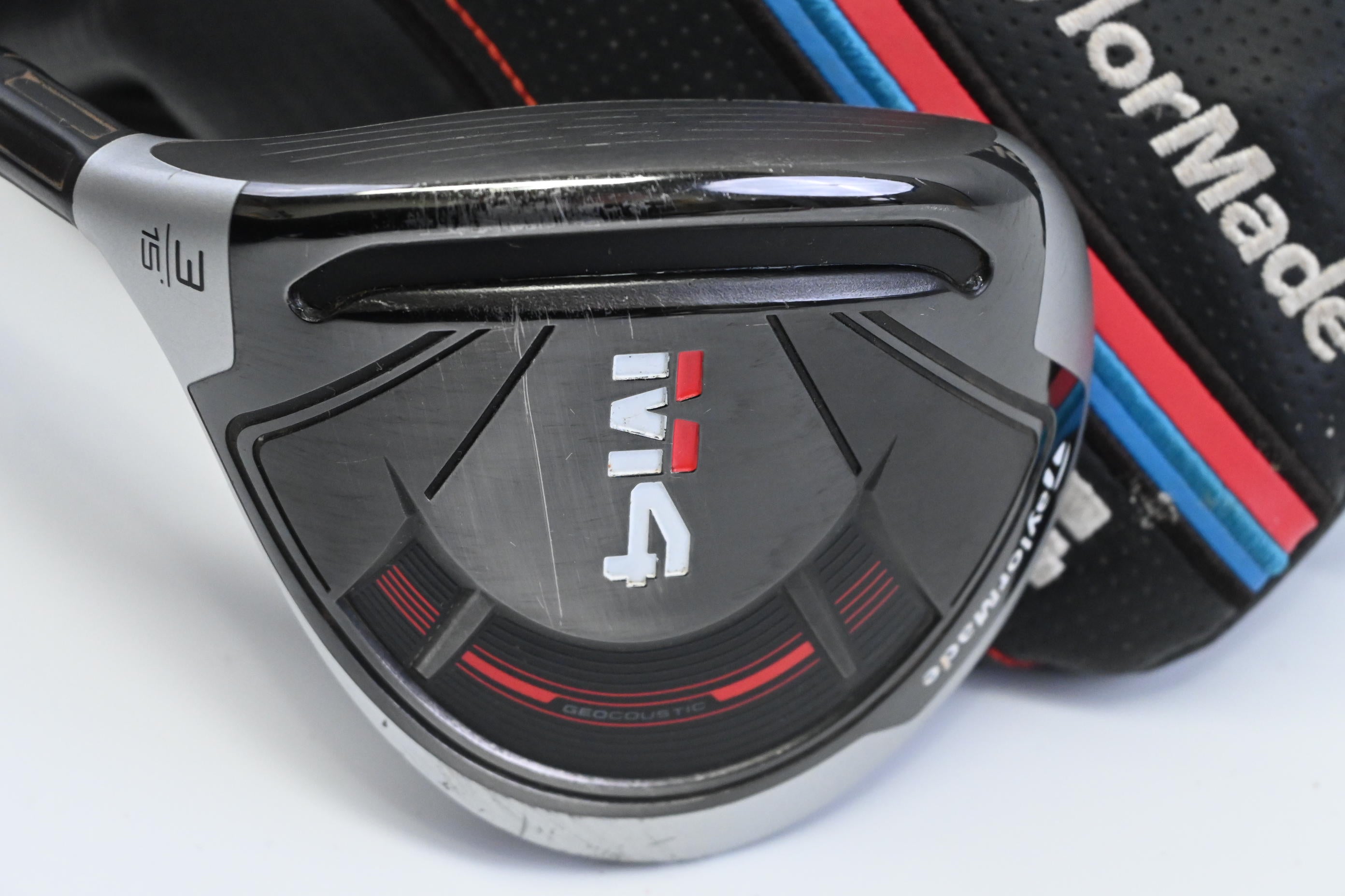 Left Hand Taylormade M4 #3 Wood / 15 Degree / Regular Flex Fujikura Atmos Red 5
