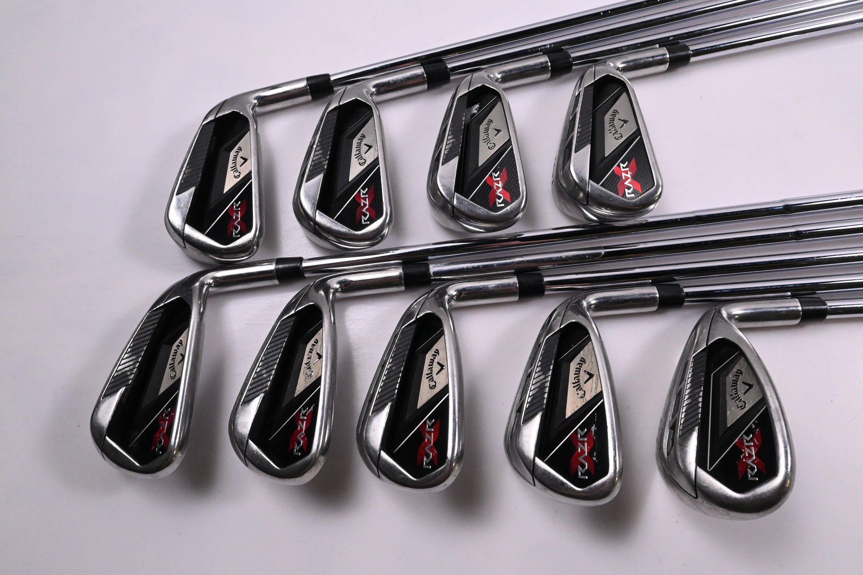 Callaway RAZR X Irons / 3-PW+SW / UniFlex Callaway Shafts