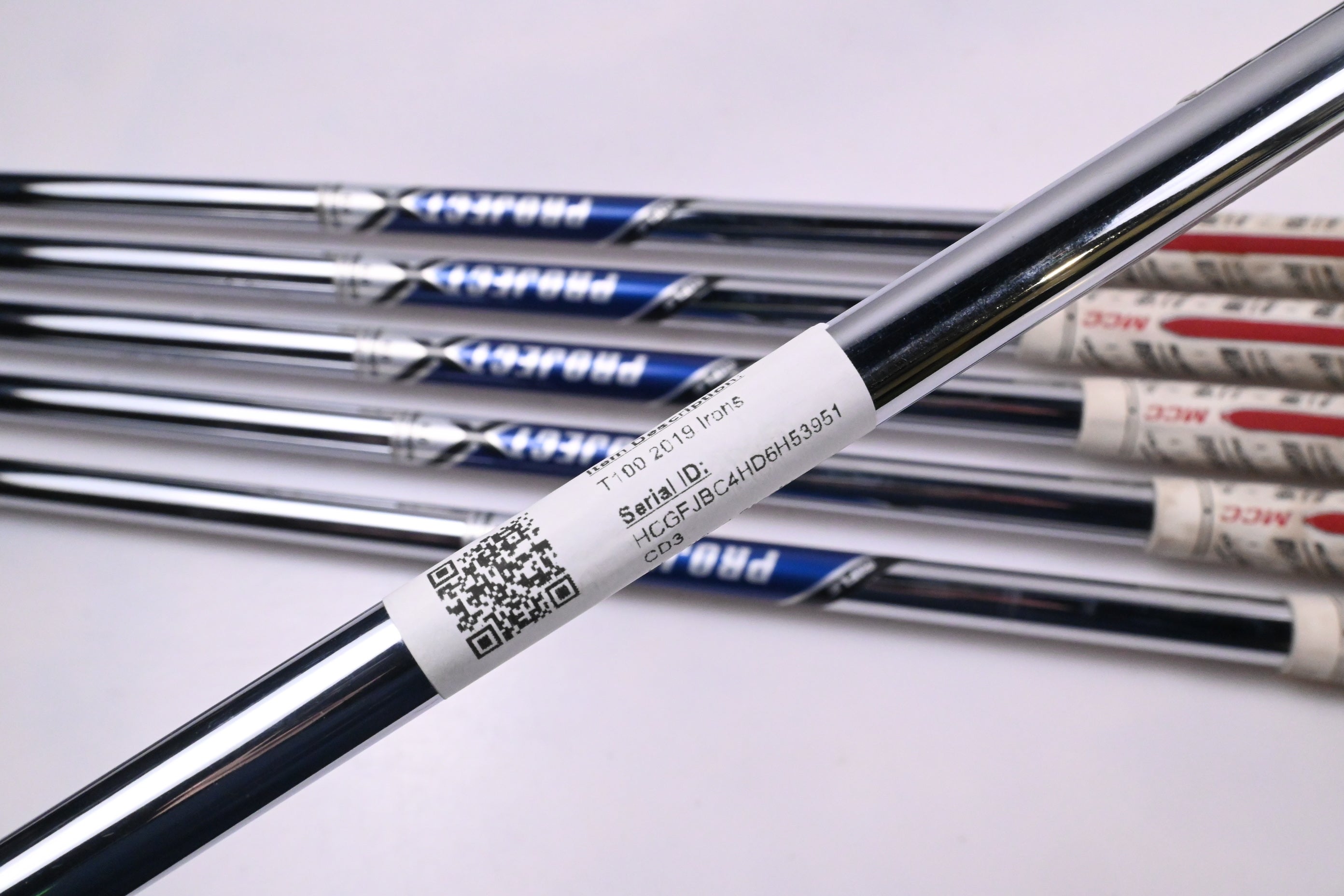 Titleist T100 2019 Irons / 5-PW / Stiff Flex Project X Precision Shafts