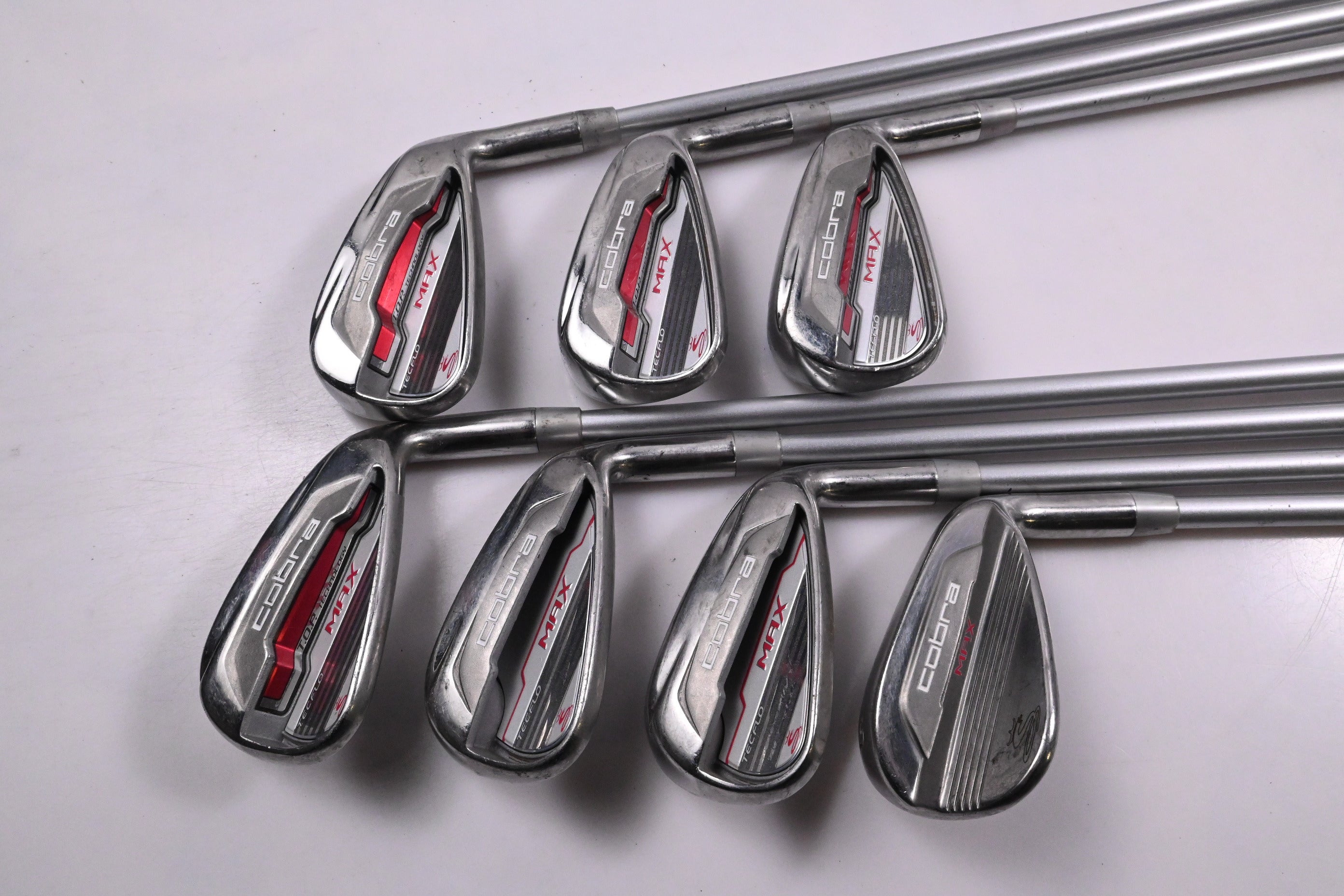 Ladies Cobra Max Irons / 5-PW+SW / Ladies Flex Cobra MAX MFS Series White Tie 4