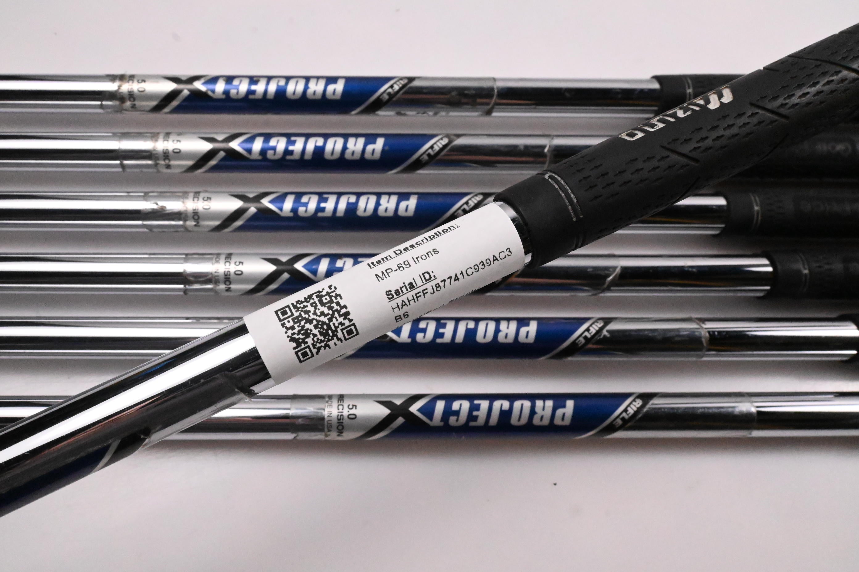 Mizuno MP-69 Irons / 4-PW / Regular Flex Project X Precision Shafts