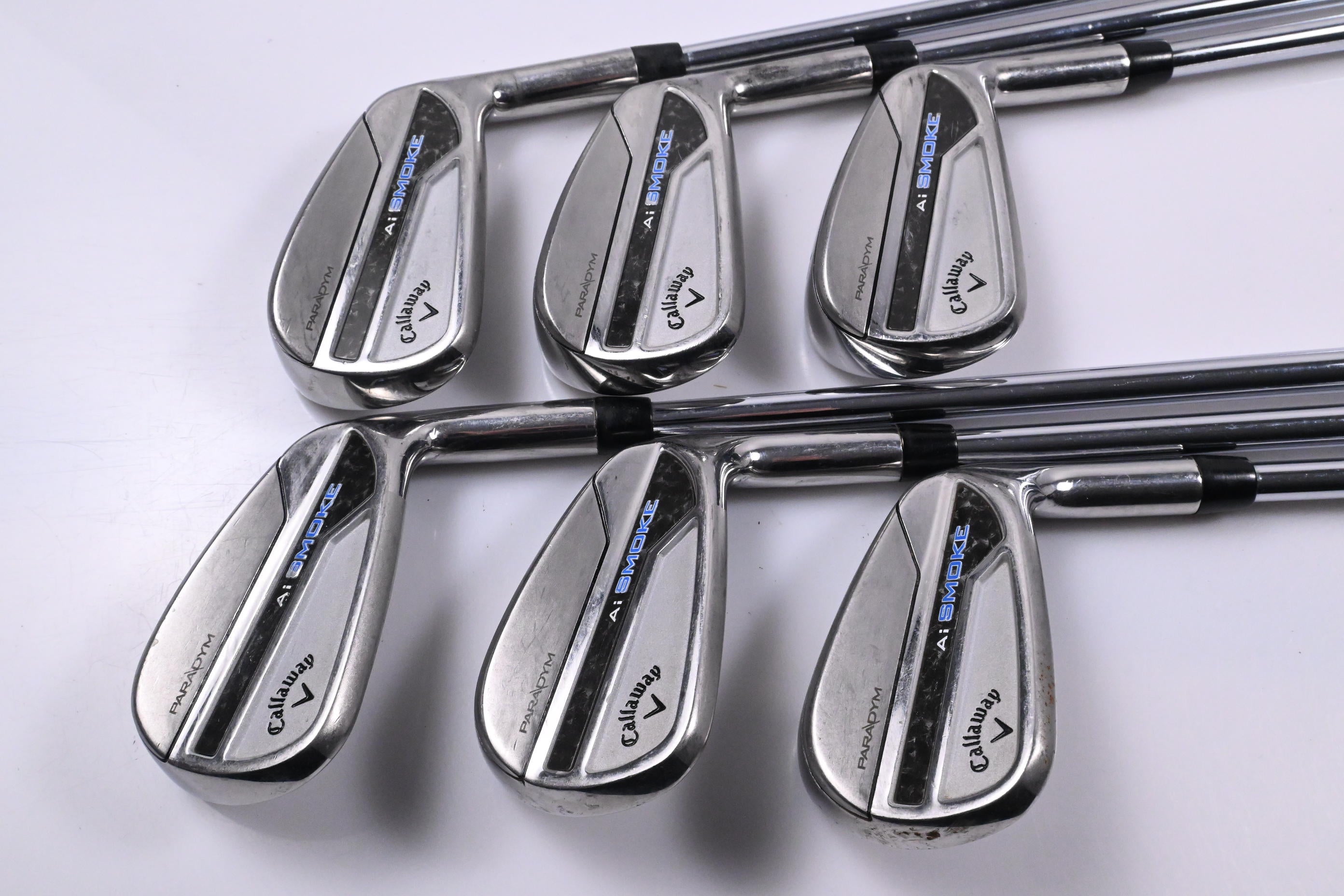 Callaway Paradym Ai Smoke Irons / 5-PW / Stiff Flex Project X Shafts