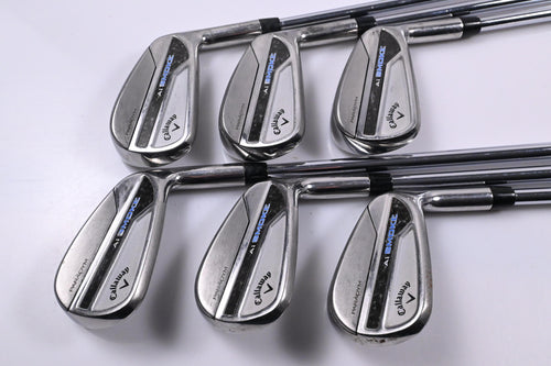 Callaway Paradym Ai Smoke Irons / 5-PW / Stiff Flex Project X Shafts