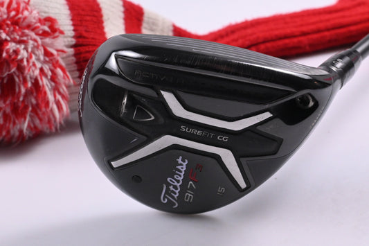 Titleist 917 F3 #3 Wood / 15 Degree / X-Flex Project X HZRDUS Black 75 Shaft