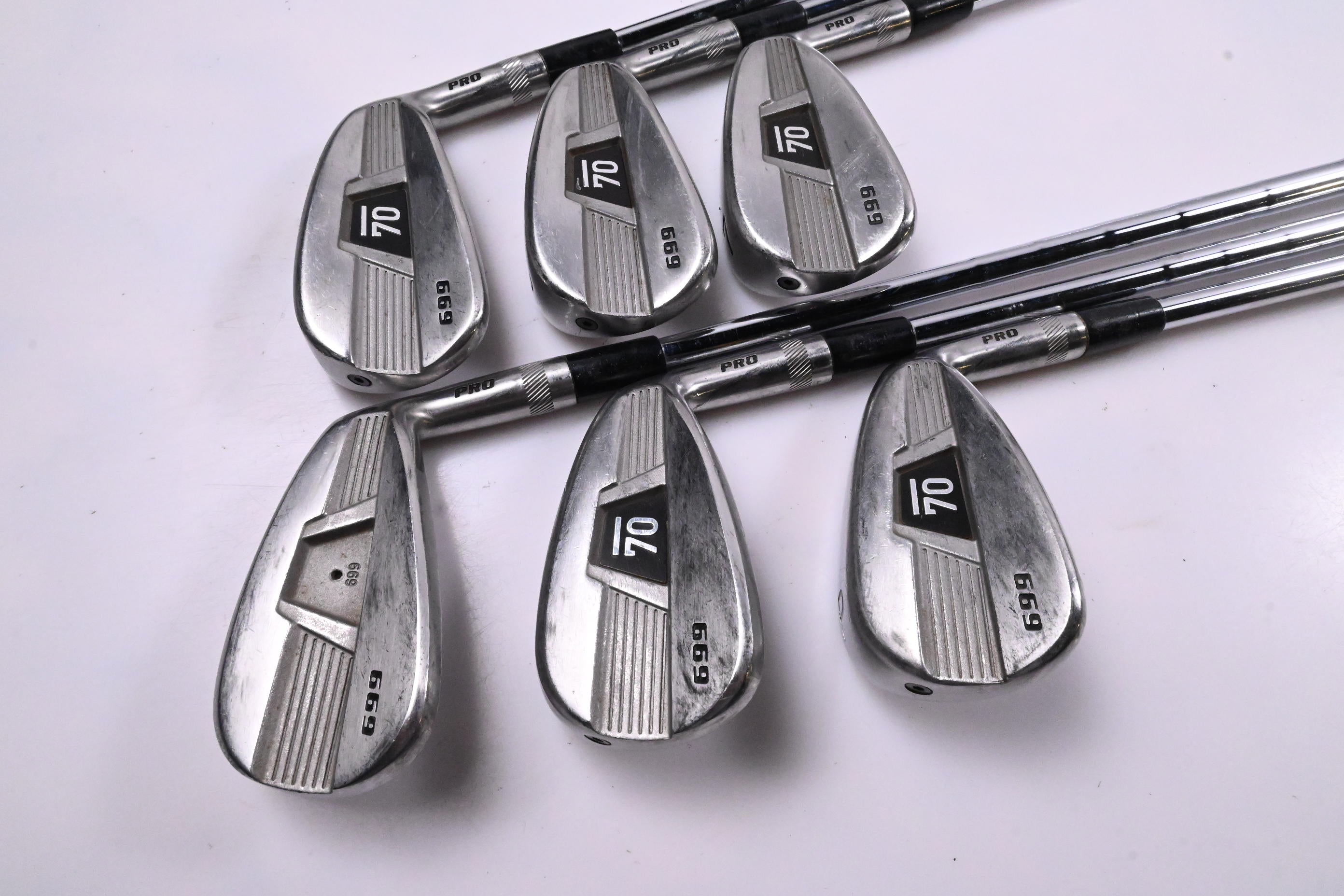 Sub 70 699 Pro V2 Irons / 5-PW / Stiff Flex KBS Tour Shafts