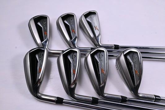 Left Hand Callaway X-Series N415 Irons / 5-PW / Regular Flex Steel Shafts