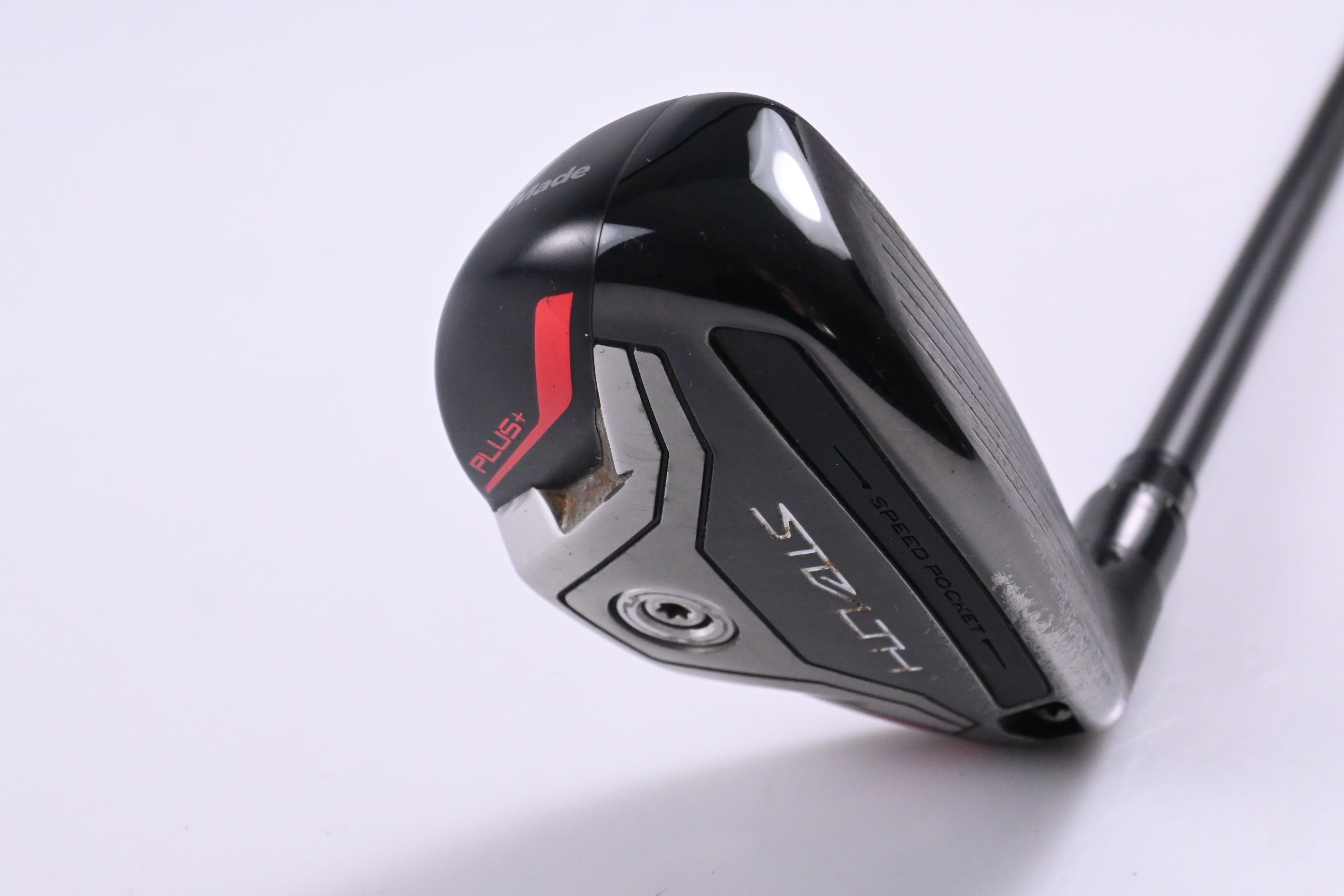 Taylormade Stealth Plus #3 Hybrid / 19.5 Degree / Stiff Flex KBS Hybrid 80 Shaft