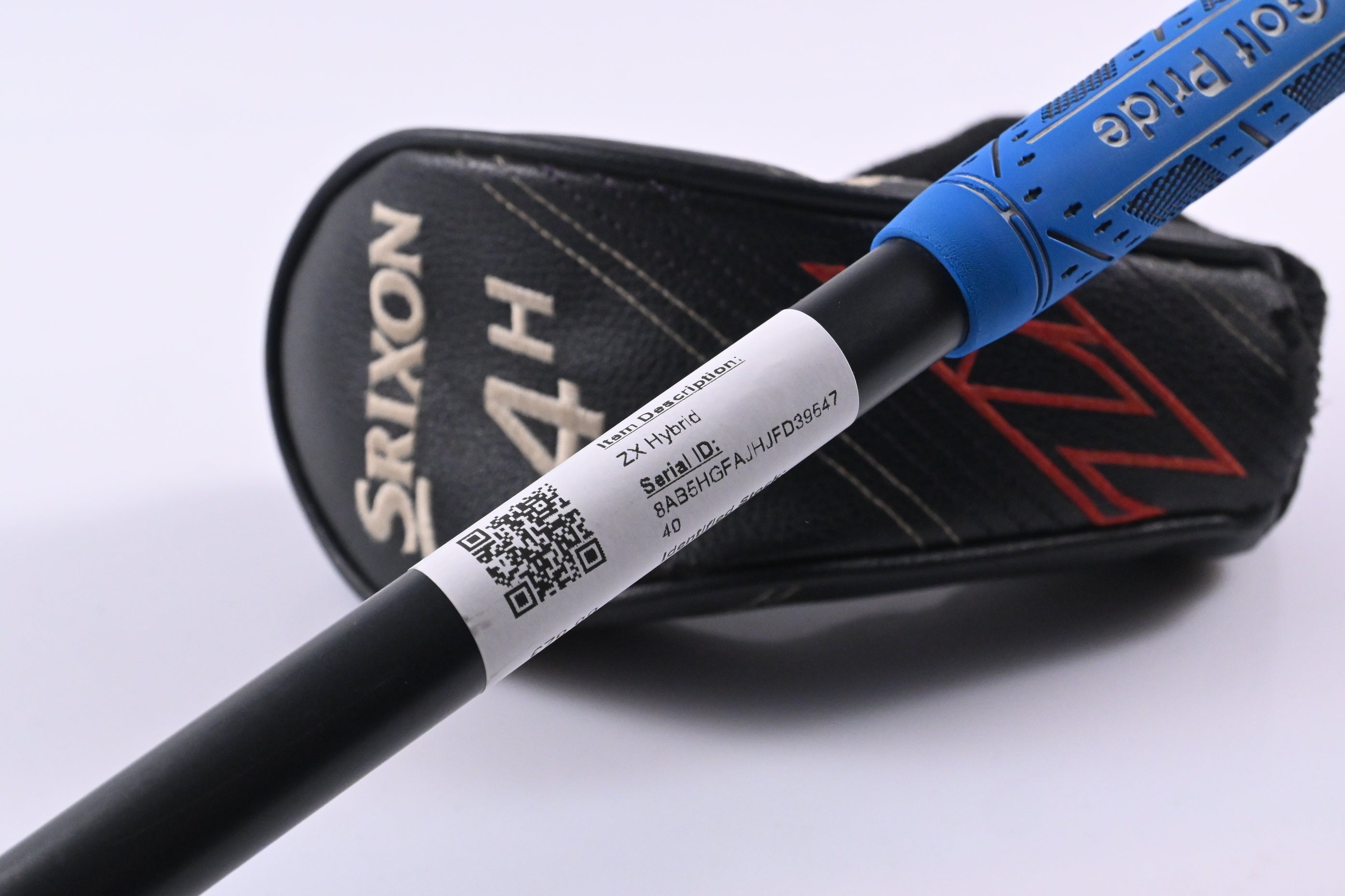 Srixon ZX #4 Hybrid / 22 Degree / Regular Flex HZRDUS Smoke Black 80 Shaft