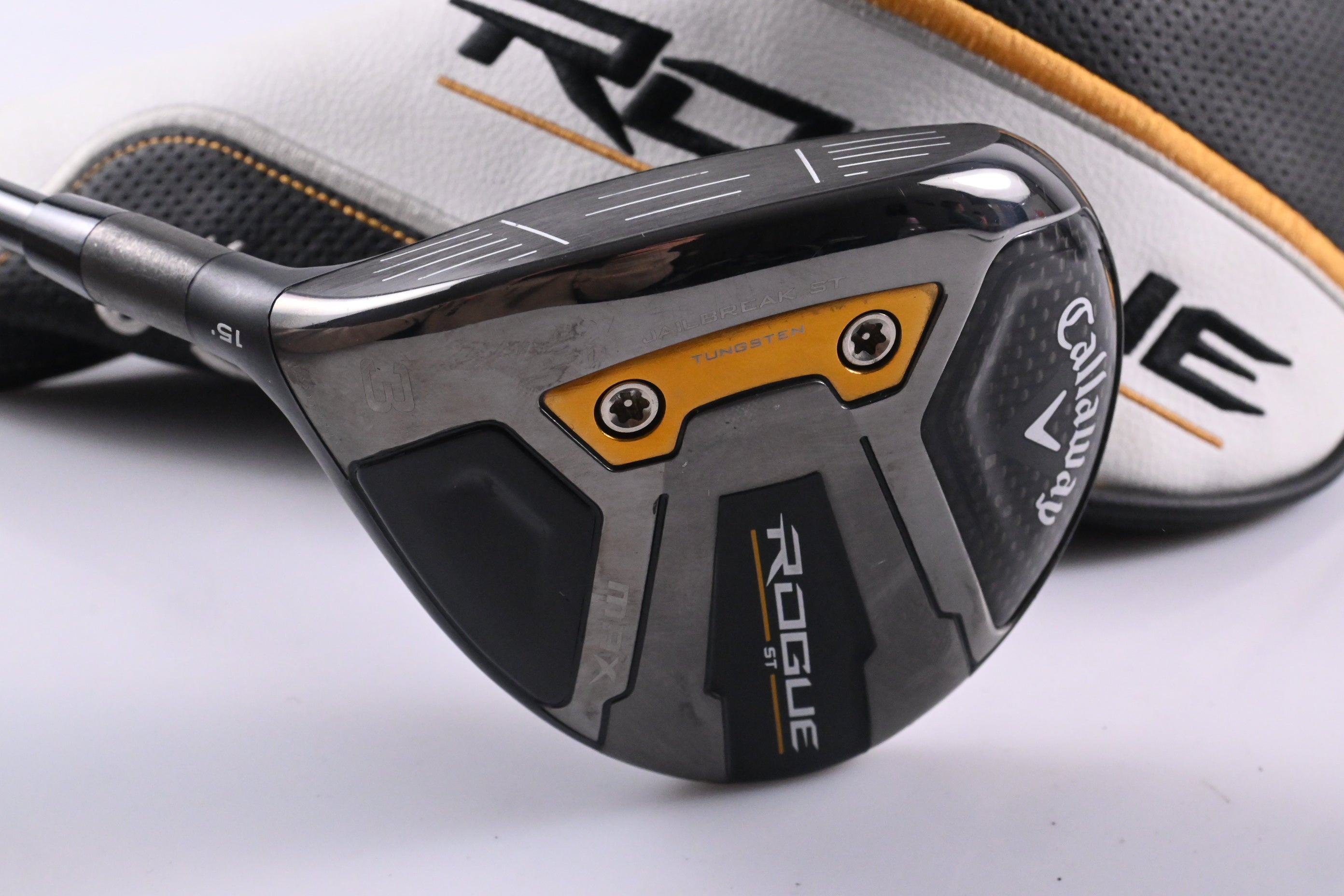 Left Hand Callaway Rogue ST Max #3 Wood / 15 Degree / Regular Flex Tensei AV Blue 65