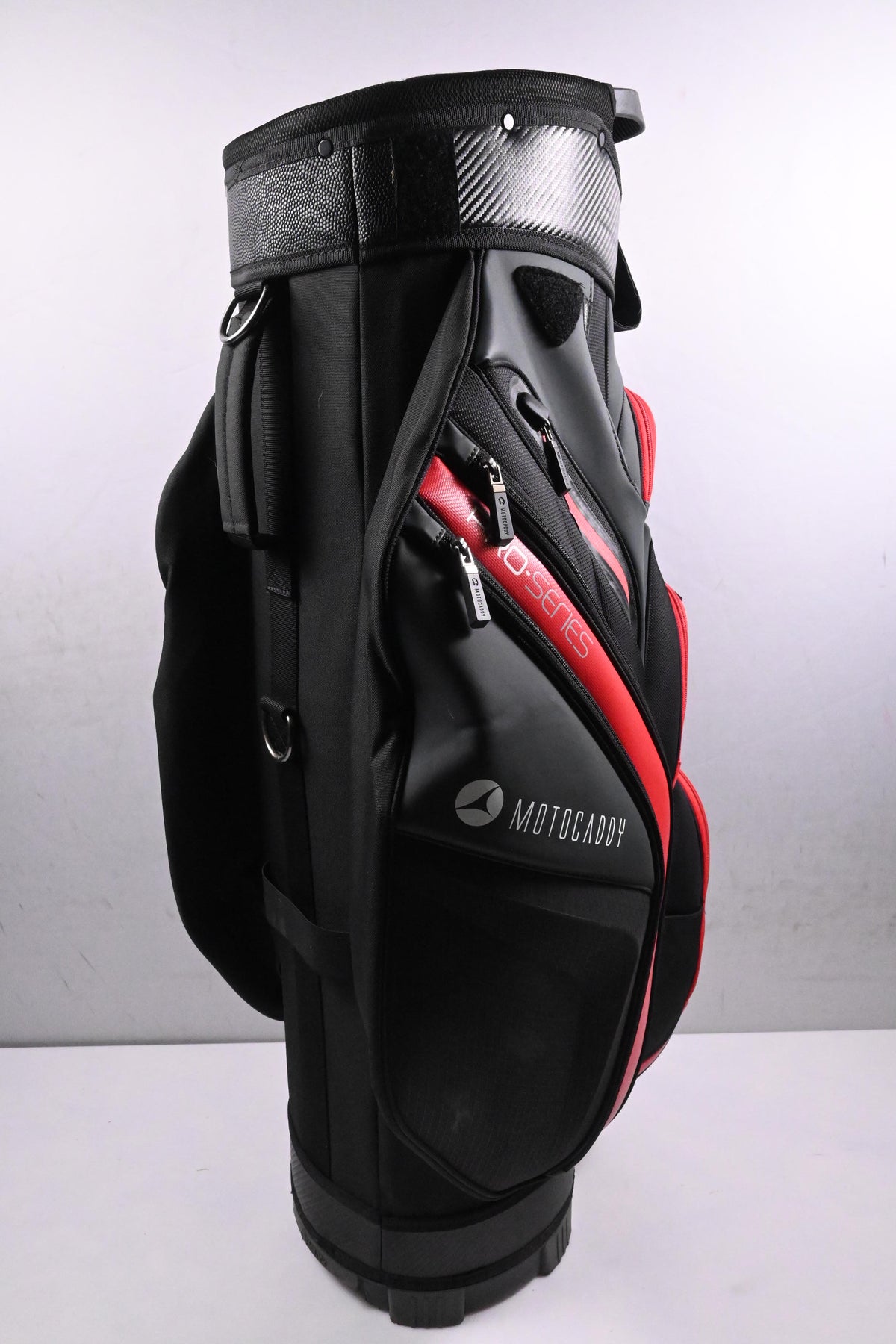 Motocaddy Pro Series Cart Bag / 14-Way Divider / Black, Red