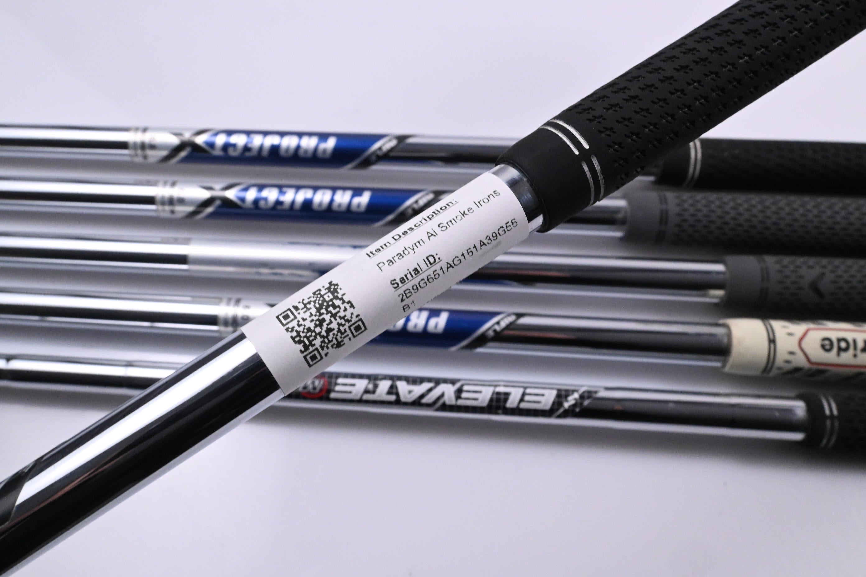 Callaway Paradym Ai Smoke Irons / 5-PW / Stiff Flex Project X Shafts