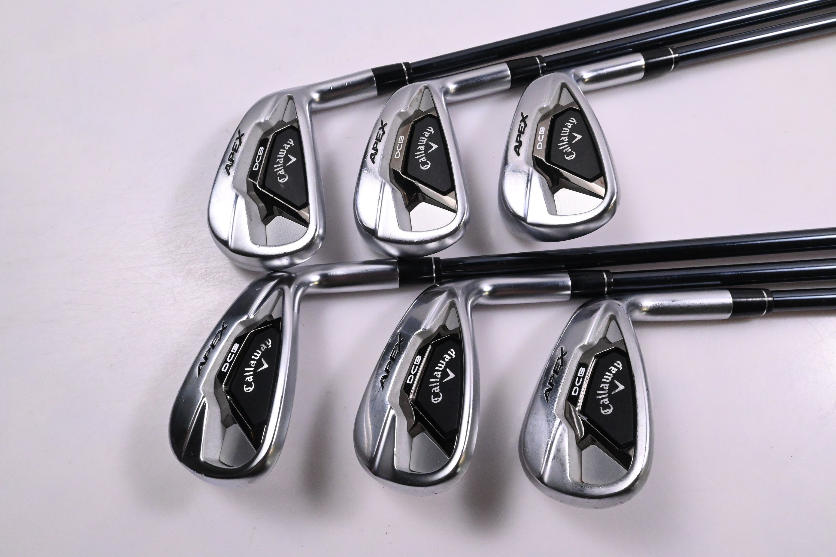 Callaway Apex DCB Irons / 6-PW+GW / Senior Flex UST Recoil Dart 65 Shafts