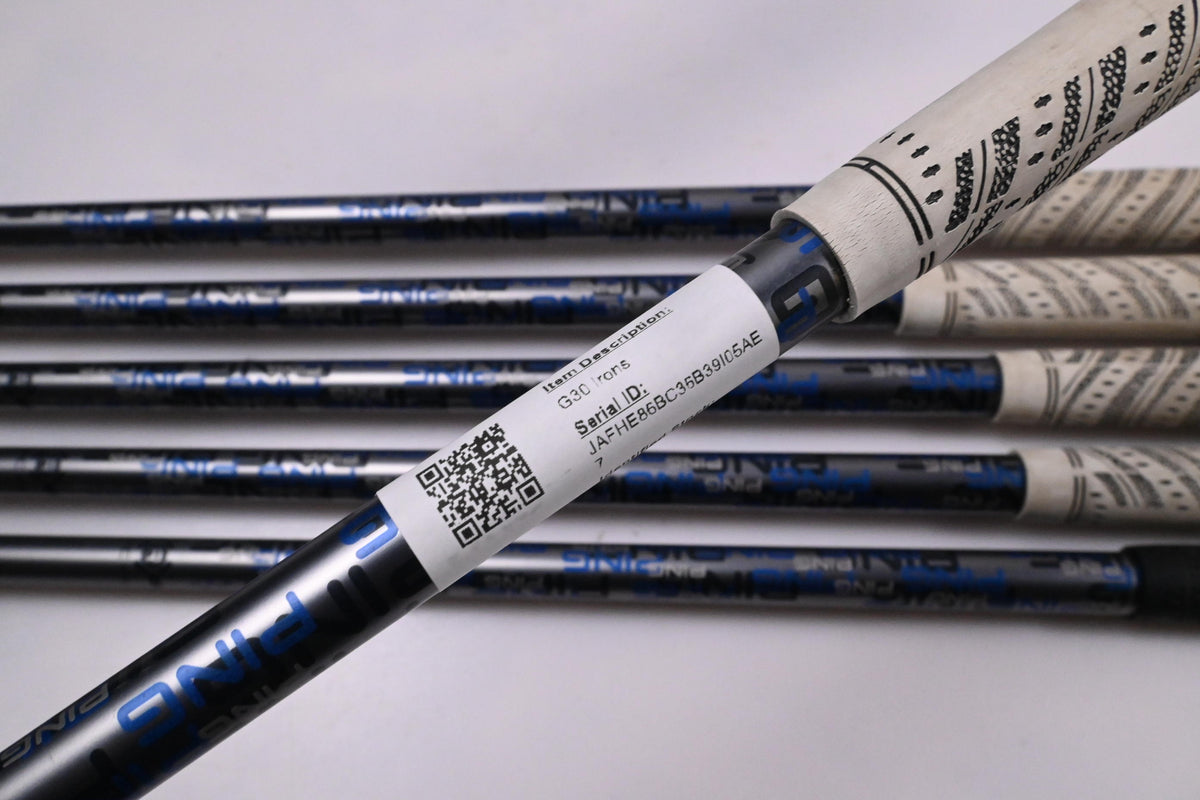 Ping G30 Irons / 5-PW / Red Dot / Regular Flex Ping TFC 419 Shafts