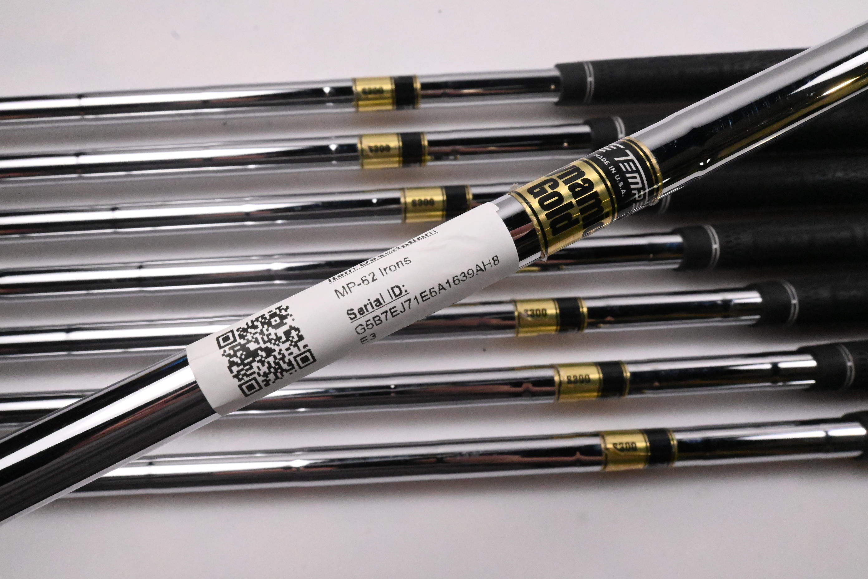Mizuno MP-62 Irons / 3-PW / Stiff Flex Dynamic Gold S300 Shafts