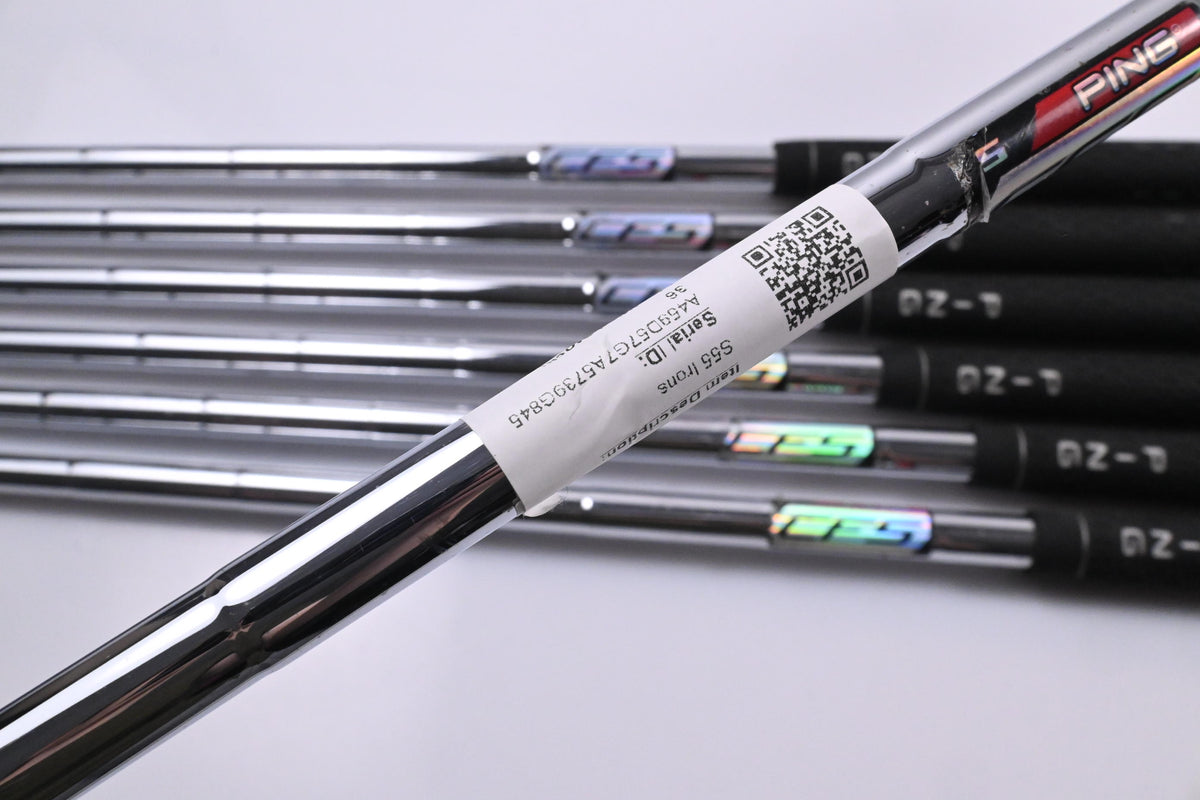 Ping S55 Irons / 4-PW / Black Dot / Stiff Flex Ping CFS Shafts