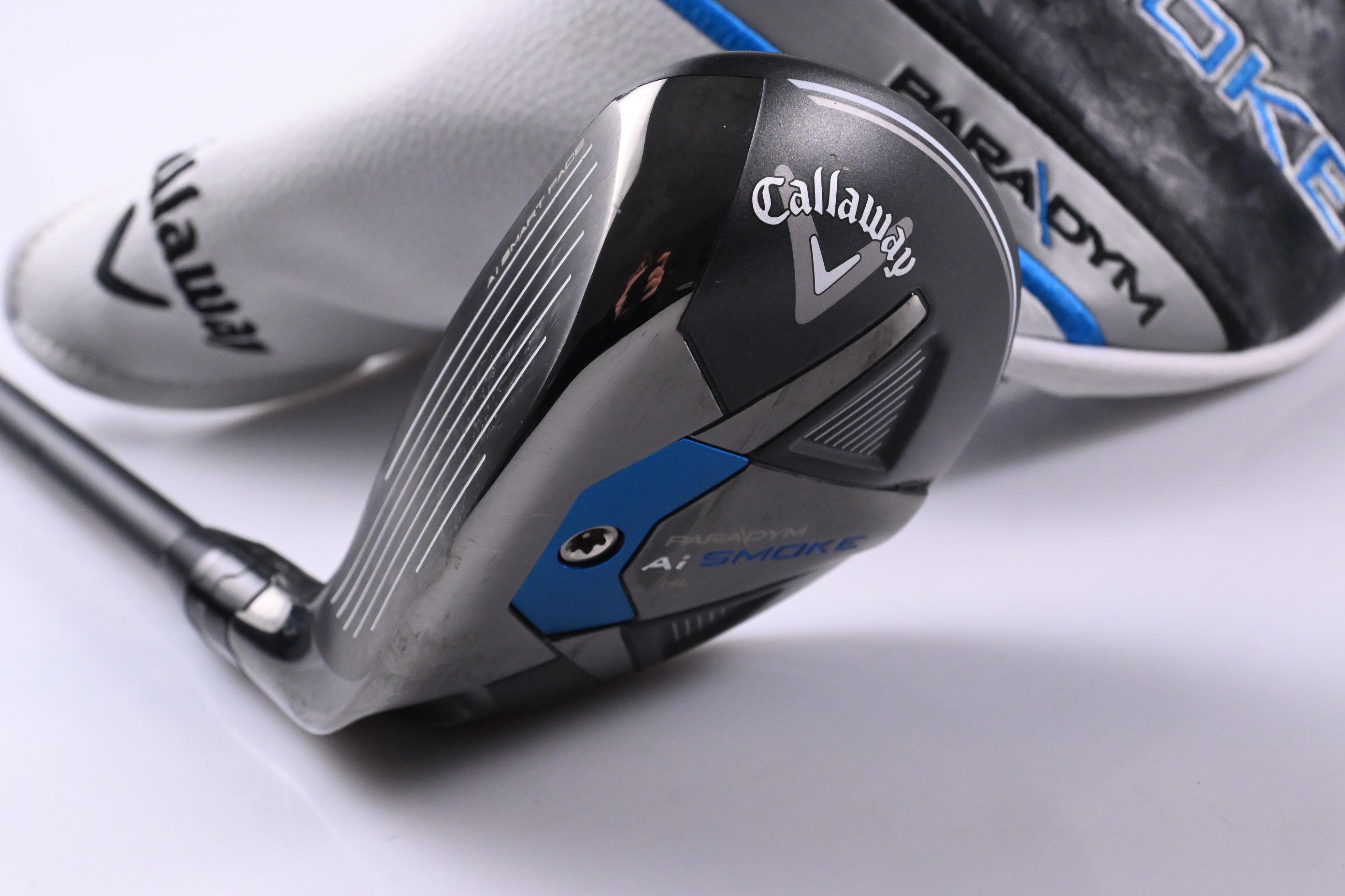 Left Hand Callaway Paradym Ai Smoke HL #3 Hybrid / 18 Degree / Regular Flex Cypher 50 Shaft