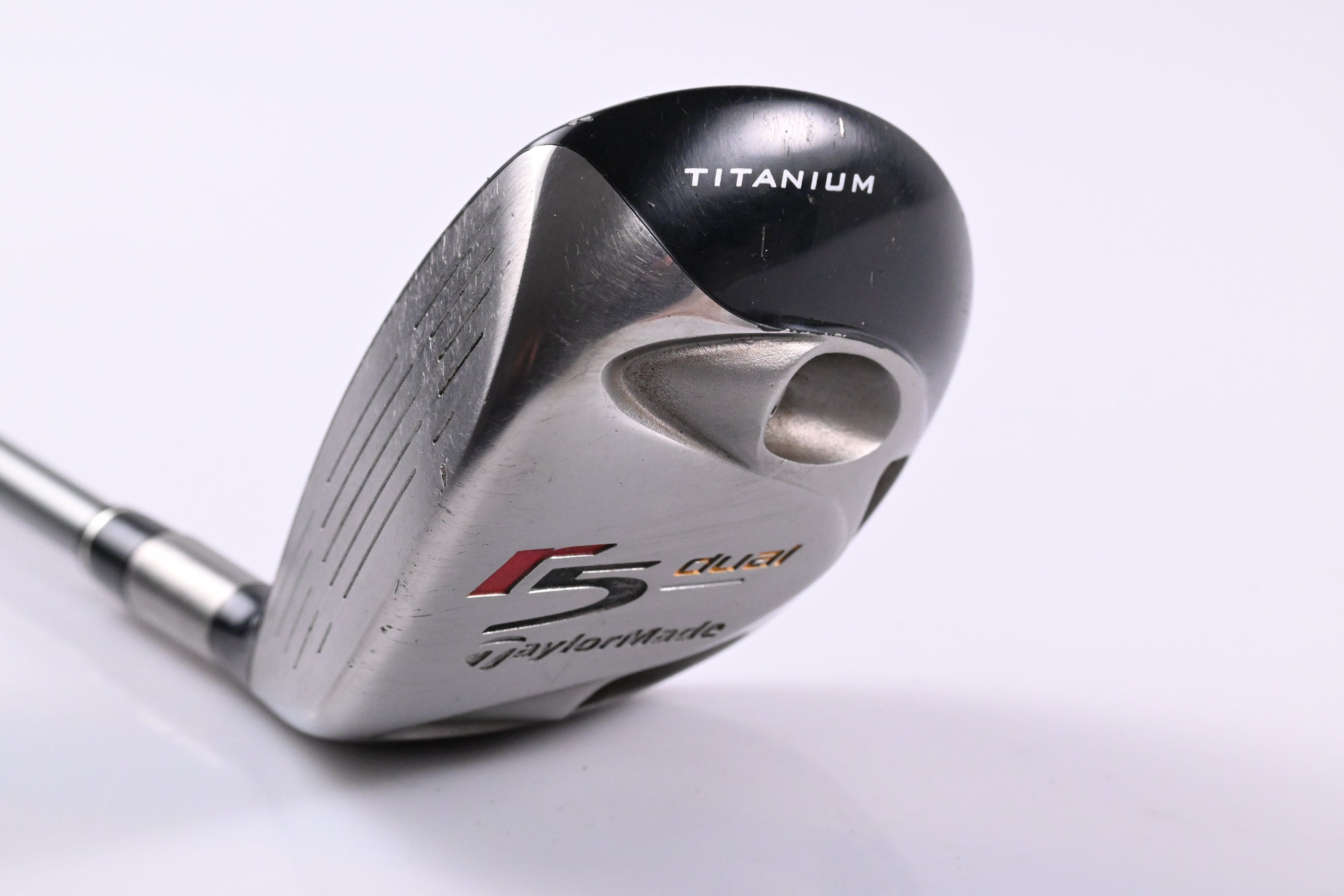 Left Hand Taylormade R5 Dual #5 Wood / 18 Degree / Stiff Flex M.A.S.² 55 Shaft