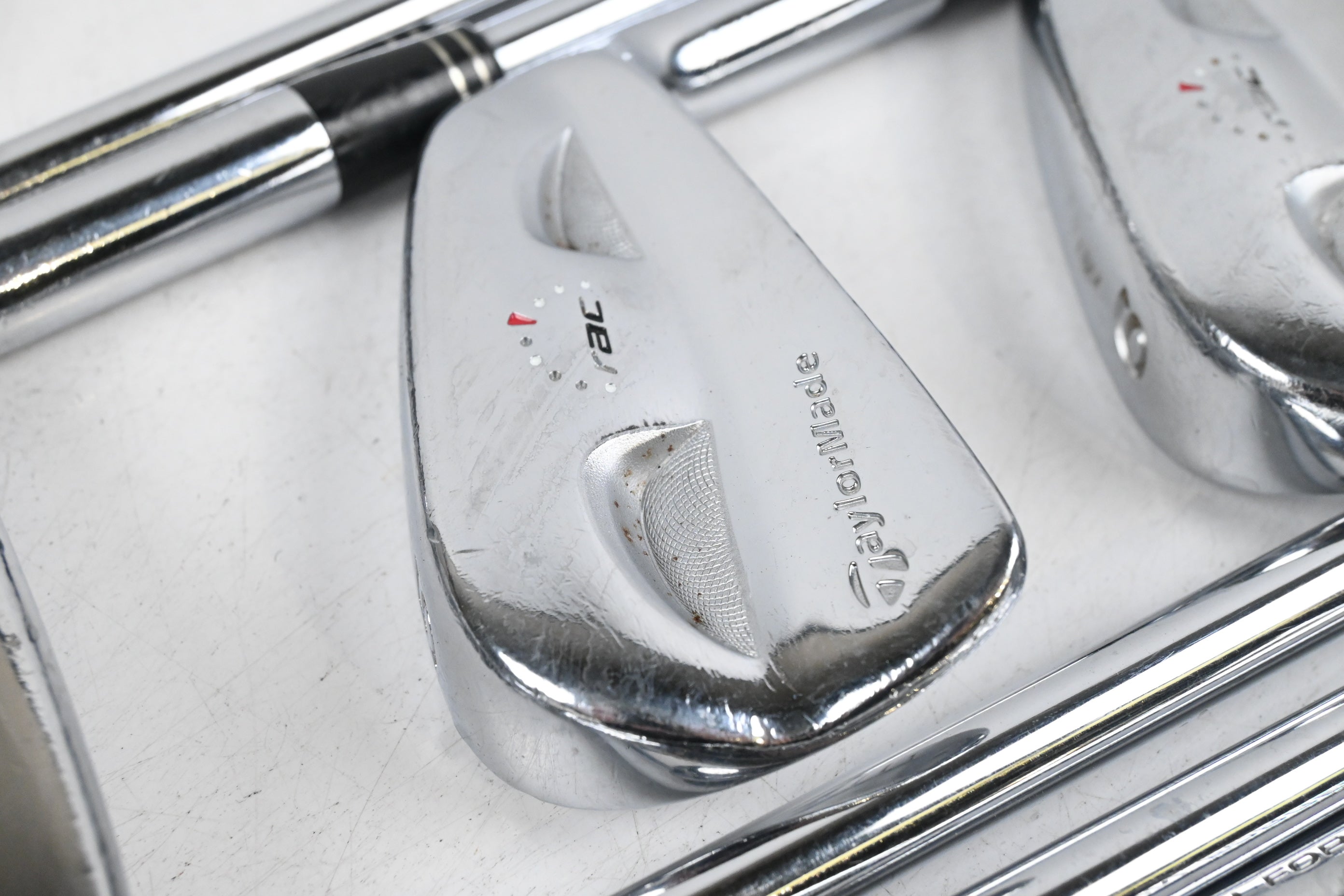 Taylormade RAC CB Coin Forged Irons / 3-PW / Stiff Flex Rifle Shafts