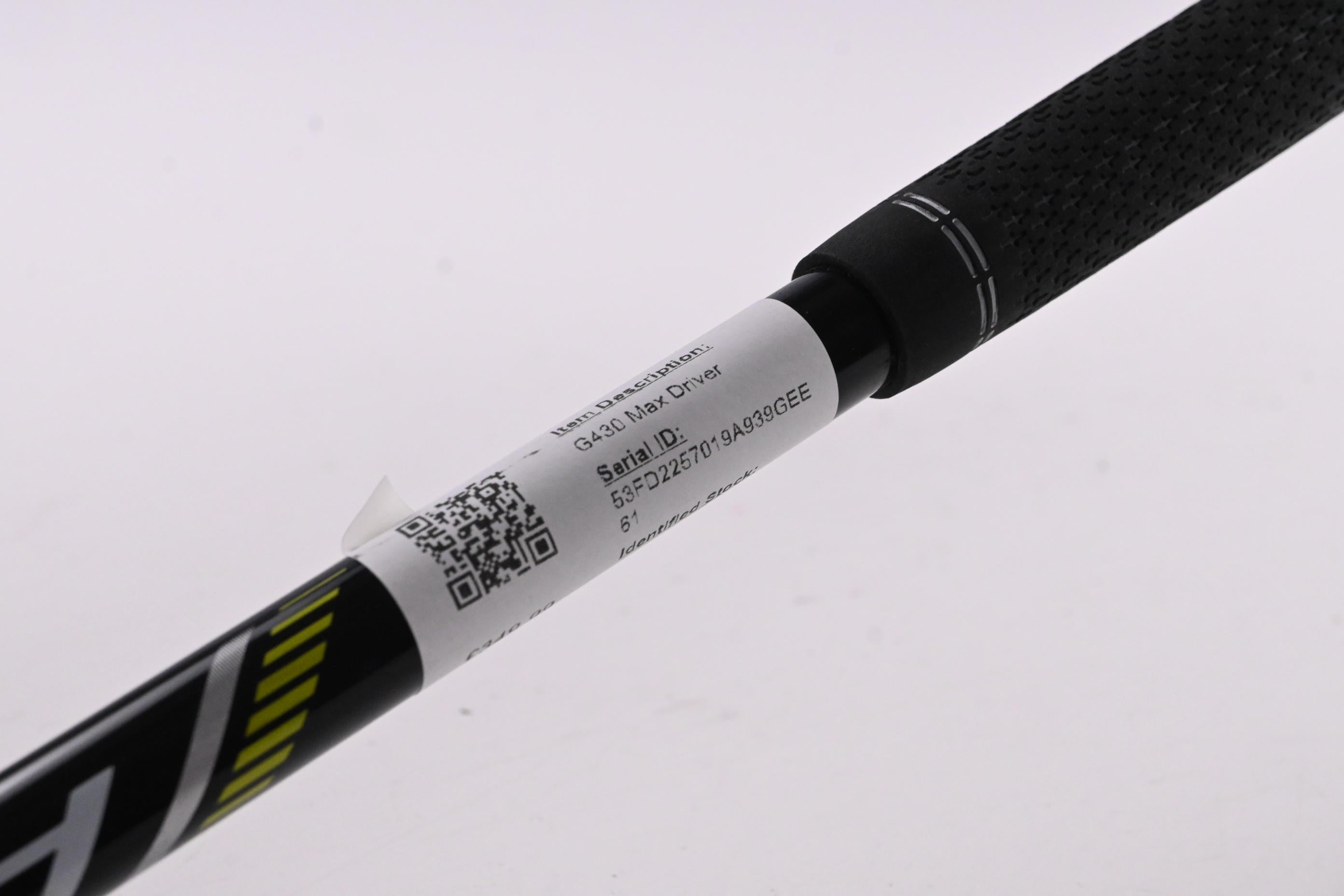Ping G430 Max Driver / 10.5 Degree / Regular Flex Ping Alta CB Black 55