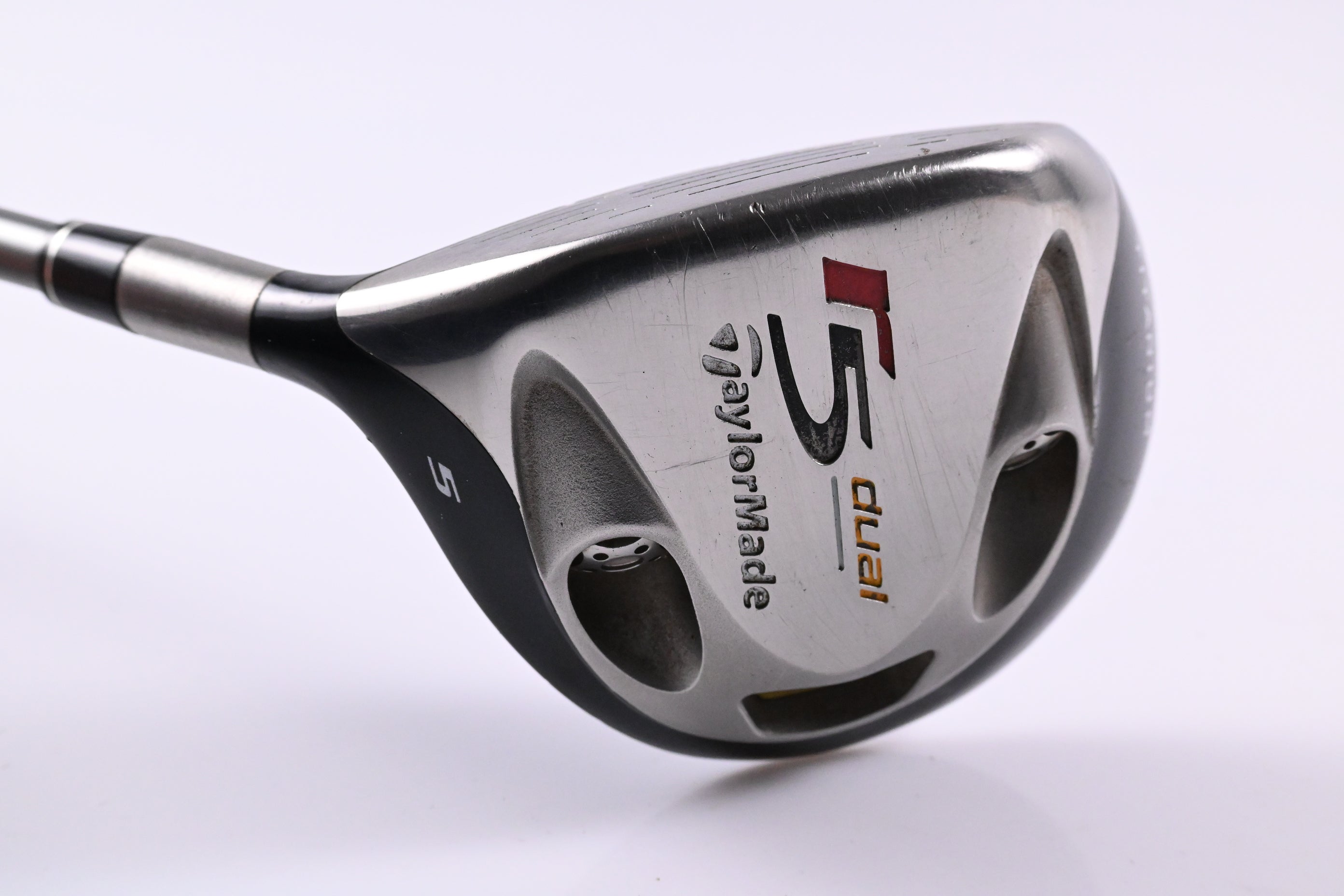 Left Hand Taylormade R5 Dual #5 Wood / 18 Degree / Stiff Flex M.A.S.² 55 Shaft