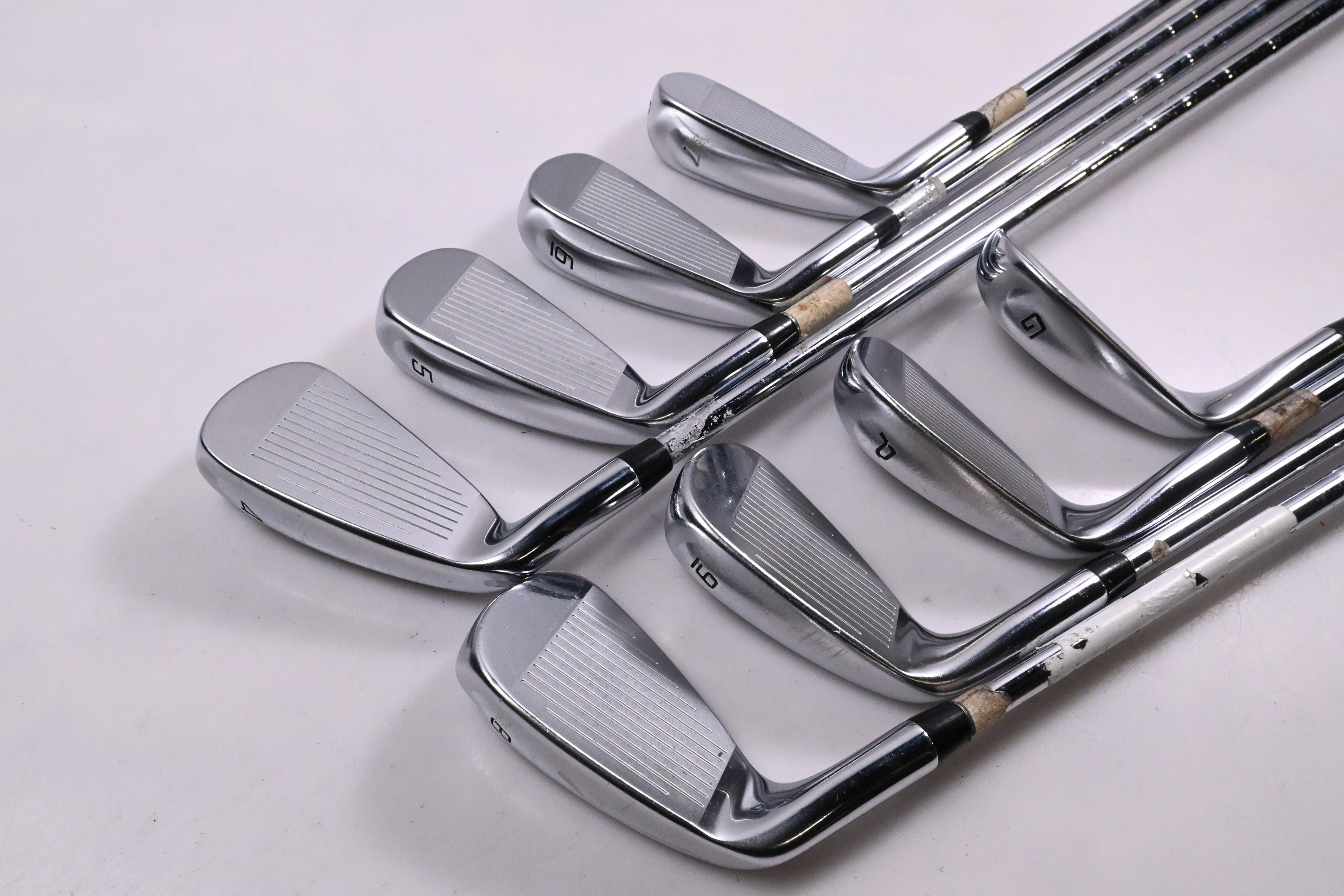 Left Hand Cobra King F9 Irons / 4-PW+GW / Stiff Flex KBS Tour 90 Shafts