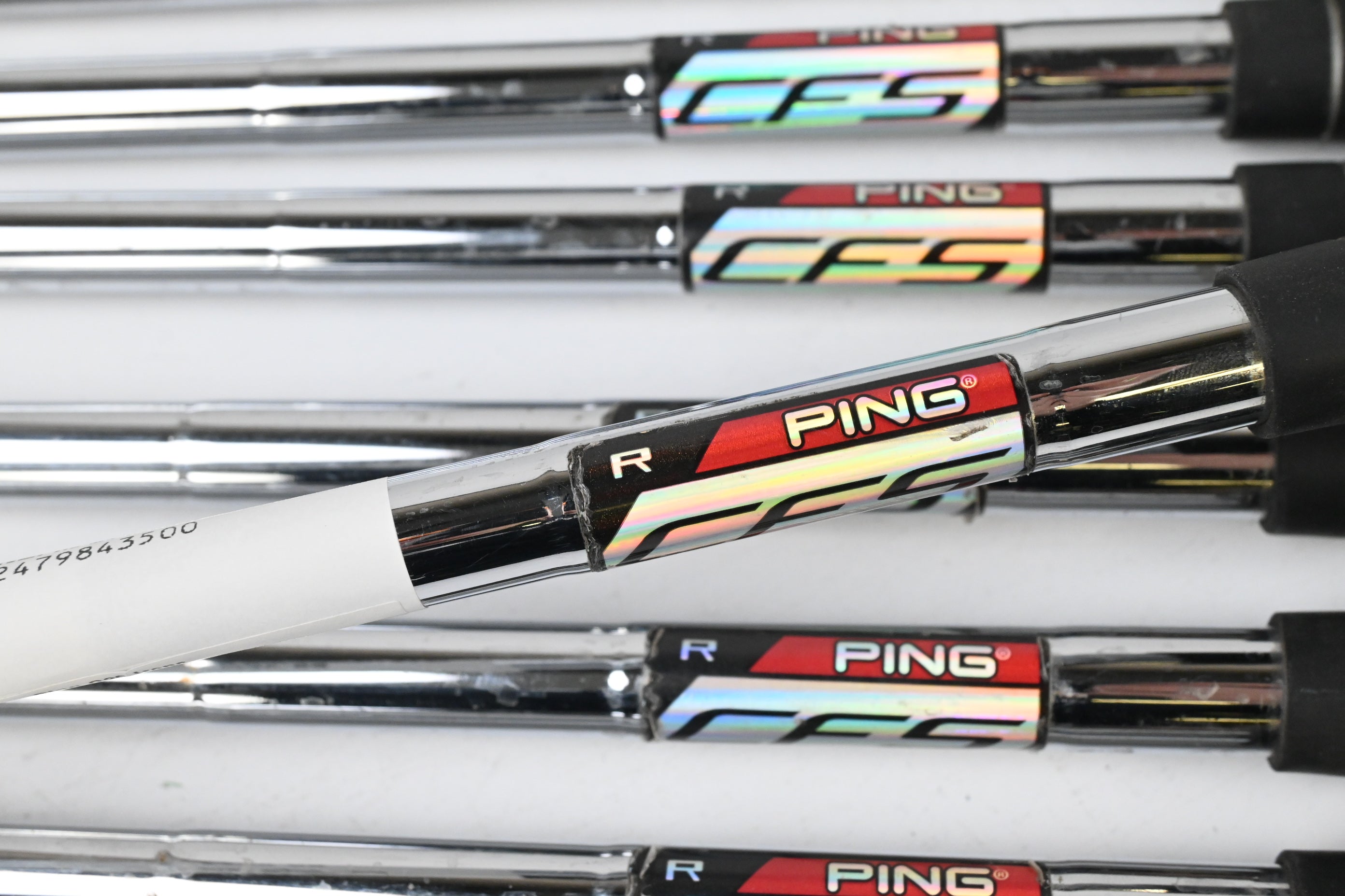 Ping G25 Irons / 5-PW+SW / Black Dot / Regular Flex Ping CFS Shafts