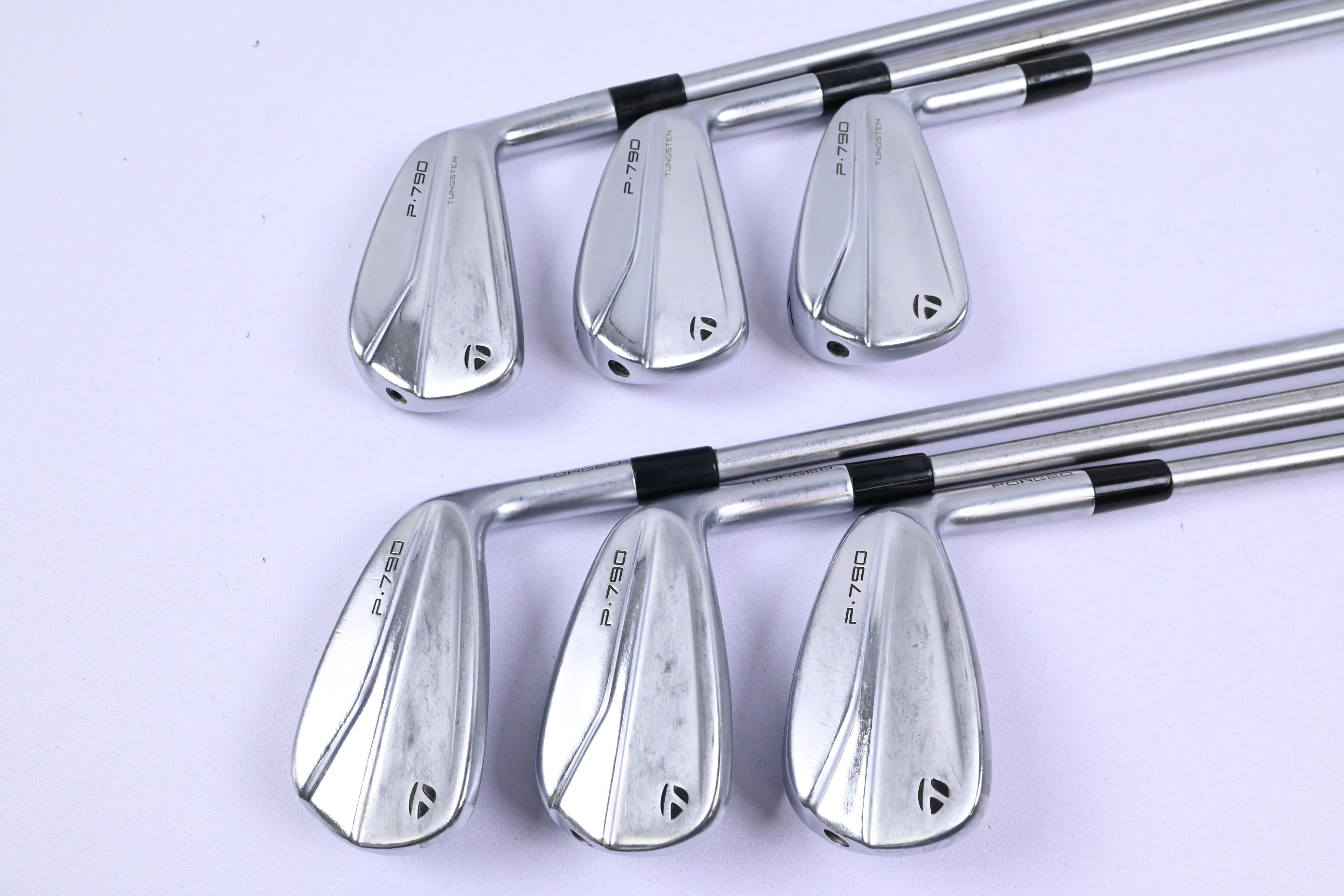 Taylormade P790 2021 Irons / 5-PW / Stiff Flex KBS Tour C-Taper 120 Shafts