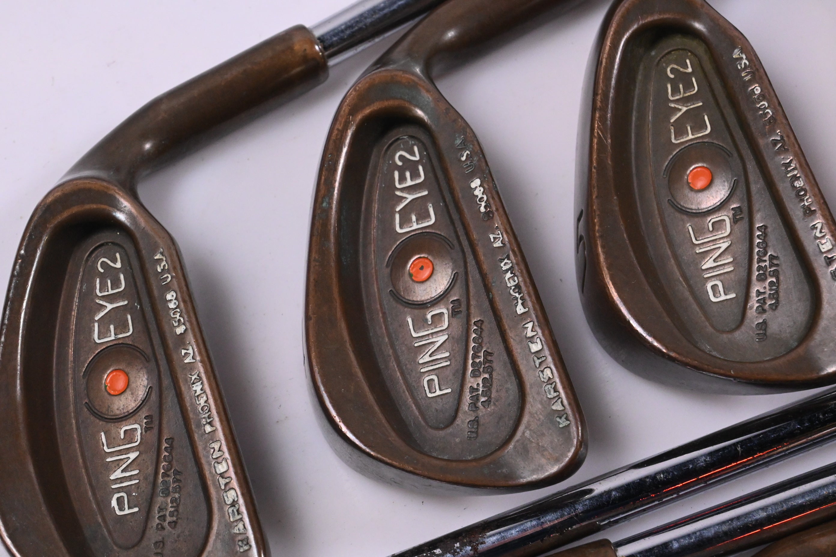 Ping Eye 2+ BeCu Irons / 3-PW+SW / Orange Dot / Stiff Flex Ping Karsten ZZ-Lite