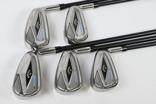 Callaway Paradym Ai Smoke HL Irons / 6-PW / Regular Flex Cypher Sixty Shafts
