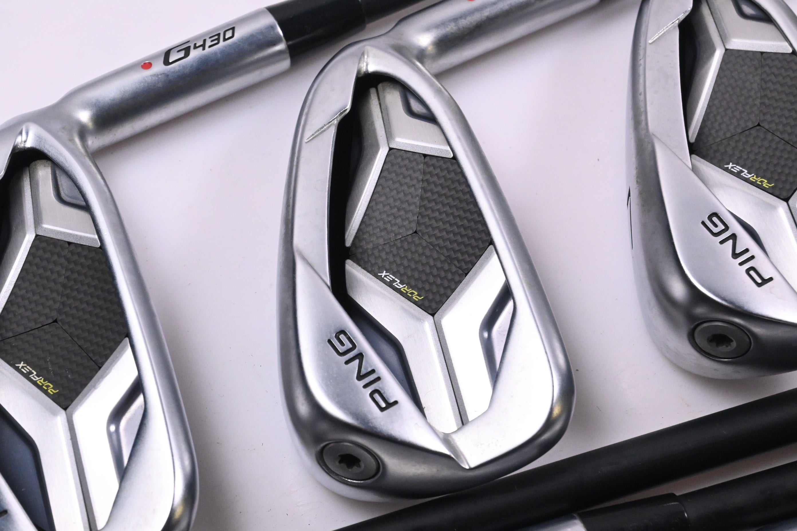 Ping G430 Irons / 5-PW+45° / Red Dot / Senior Flex Ping ALTA CB Black AWT Shafts