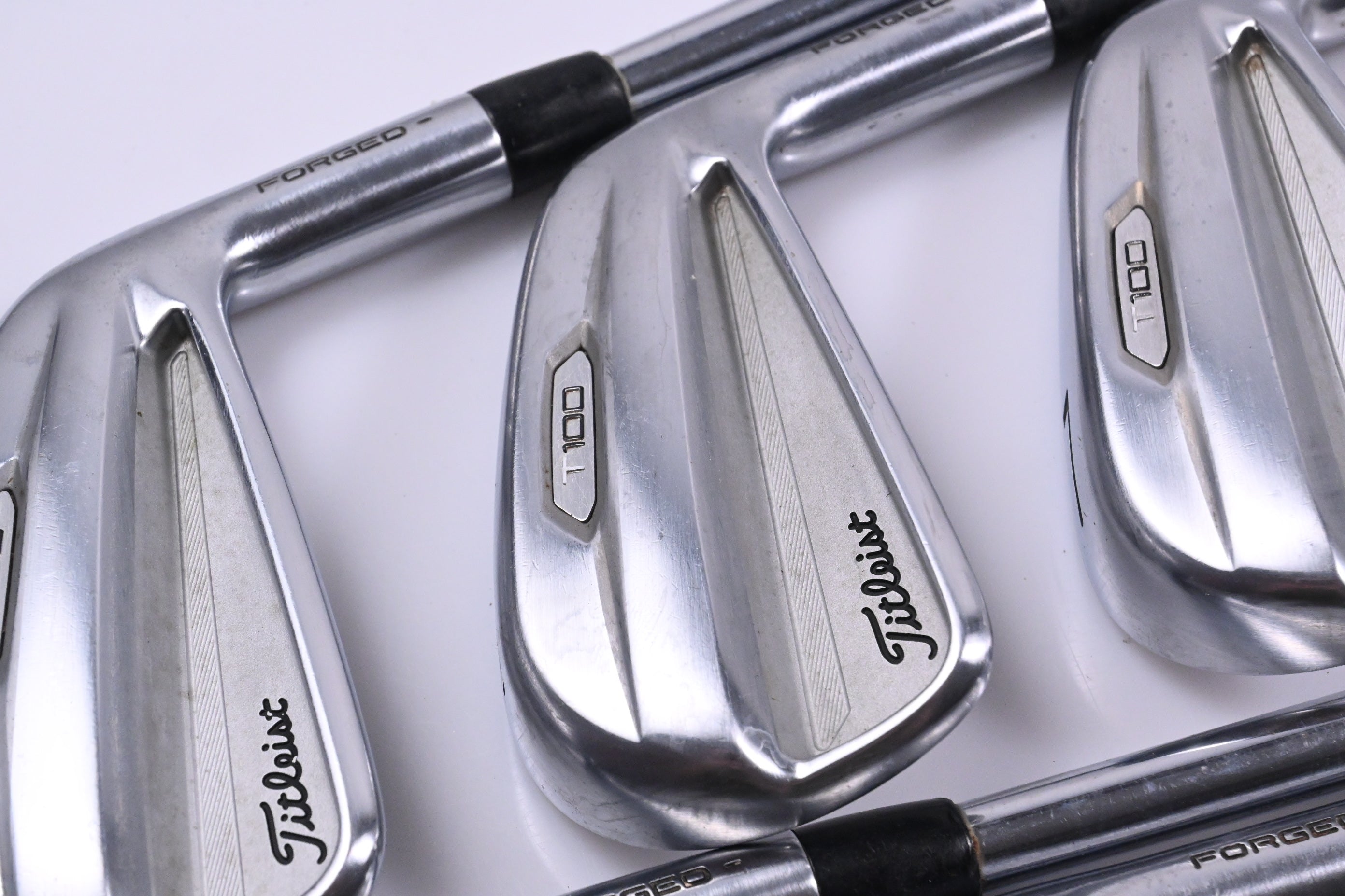 Titleist T100 2021 Irons / 4-PW / Stiff Flex AMT Tour White S300 Shafts